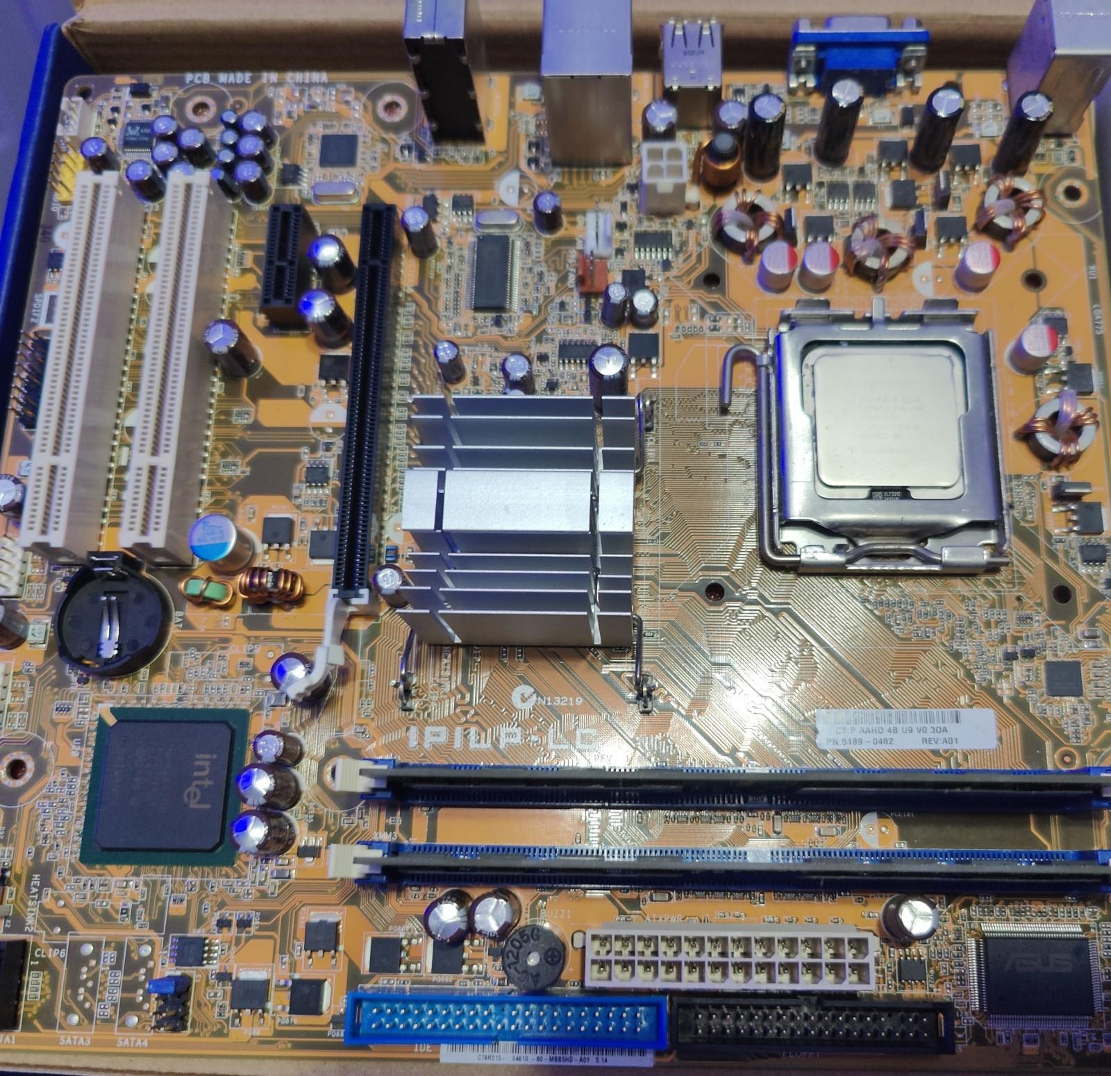 Asus IPILP-LC Motherboard w/ Intel Pentium E2140 Dual Core 4GB Ram