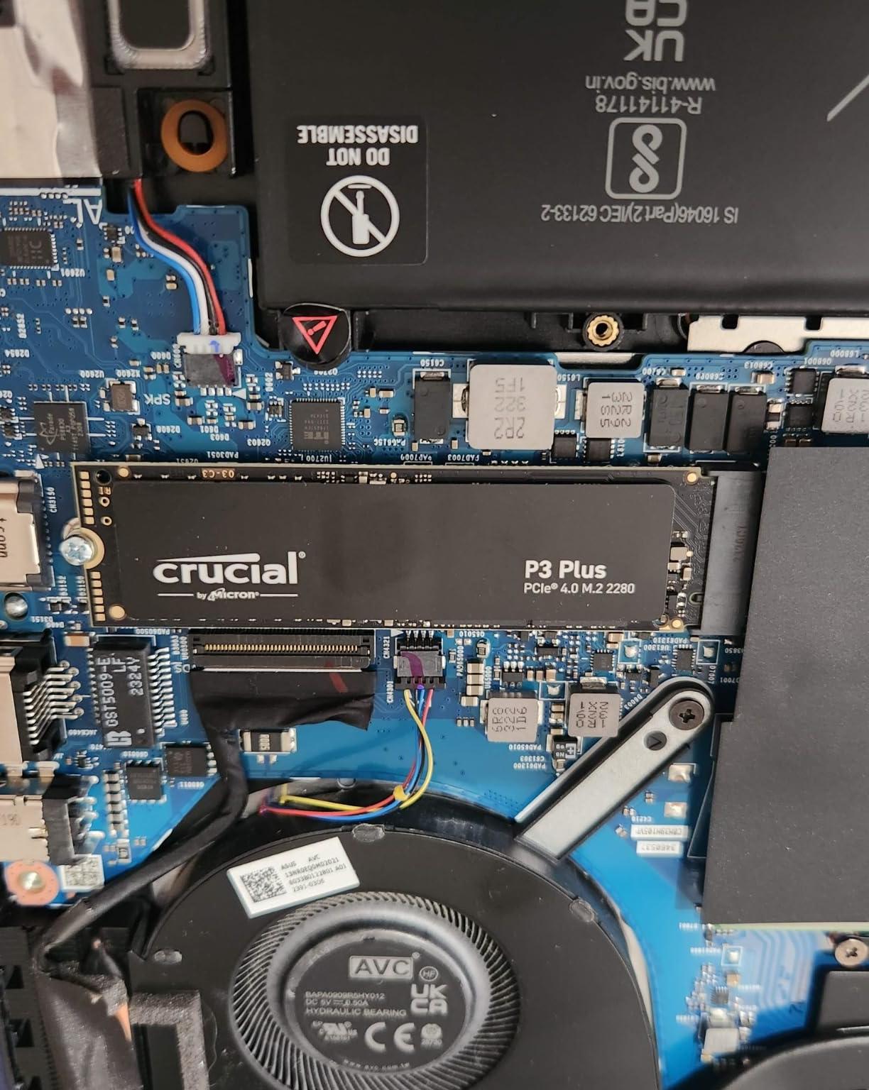 2TB Crucial P3 Plus M.2 NVME (PCIe 4.0 x4)