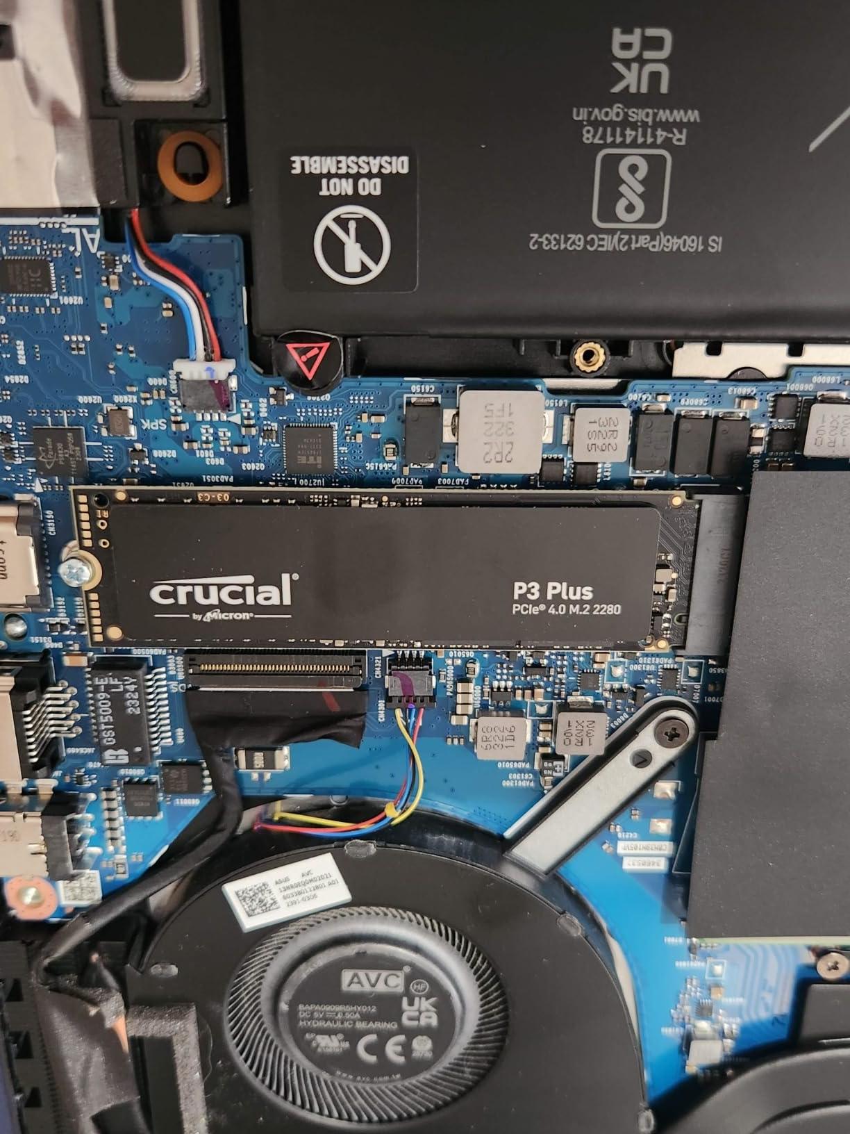 2TB Crucial P3 Plus M.2 NVME (PCIe 4.0 x4)