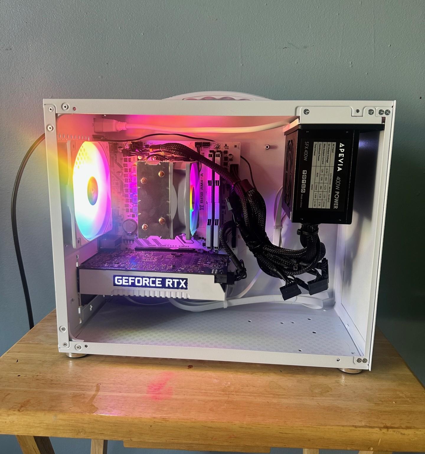 Ryzen 5 5500|Rtx 2060|B450|512g M.2 NVME|16g DDR4|400w SFX PSU|PowerTrain Case|Ice200 PRO