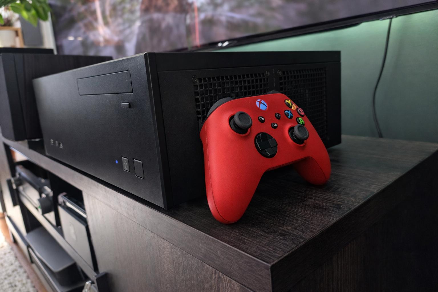 ⬛ "SLATE" - Living Room PC |4K Steam Machine | Console Killer | AM5 + RX 9060 XT 16GB🎮