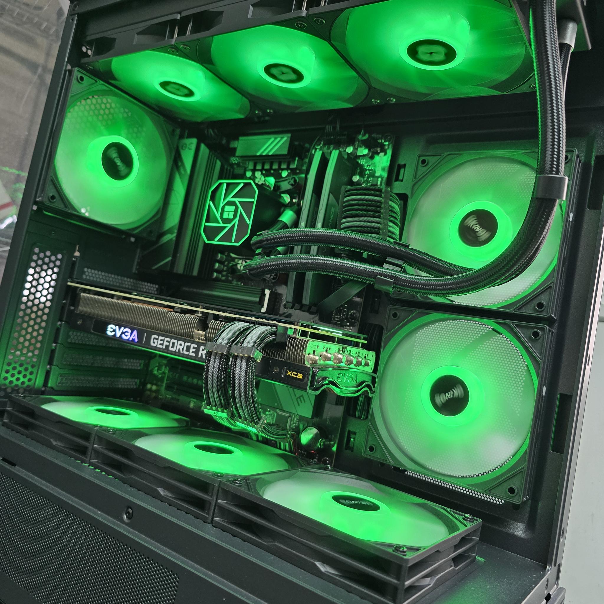 🟢⚫1440P CUSTOM PC | RTX 3080 | RYZEN 7 7700X | 32GB DDR5 | 1.5TB SSD⚫🟢