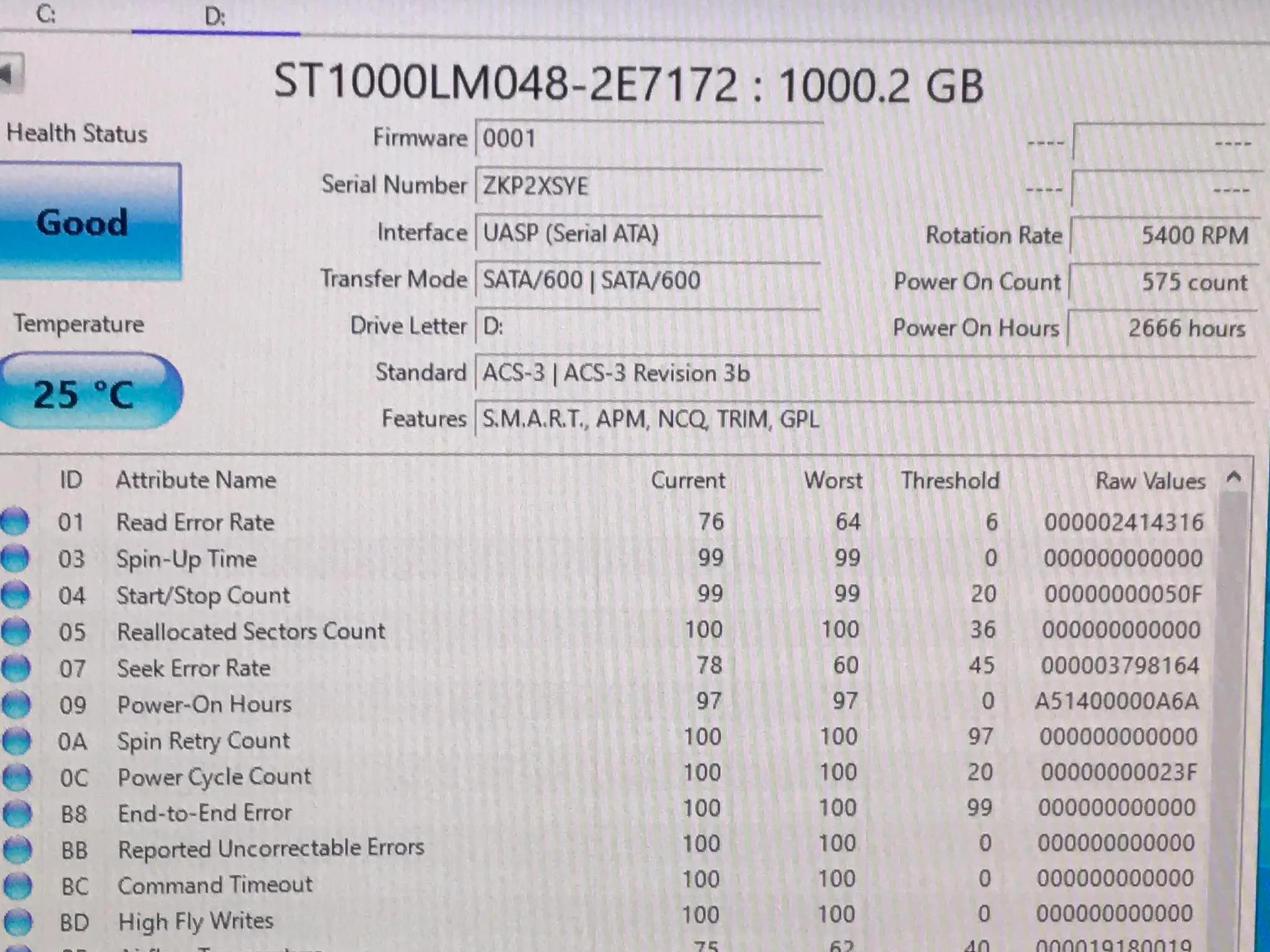 SeaGate BarraCuda Hdd