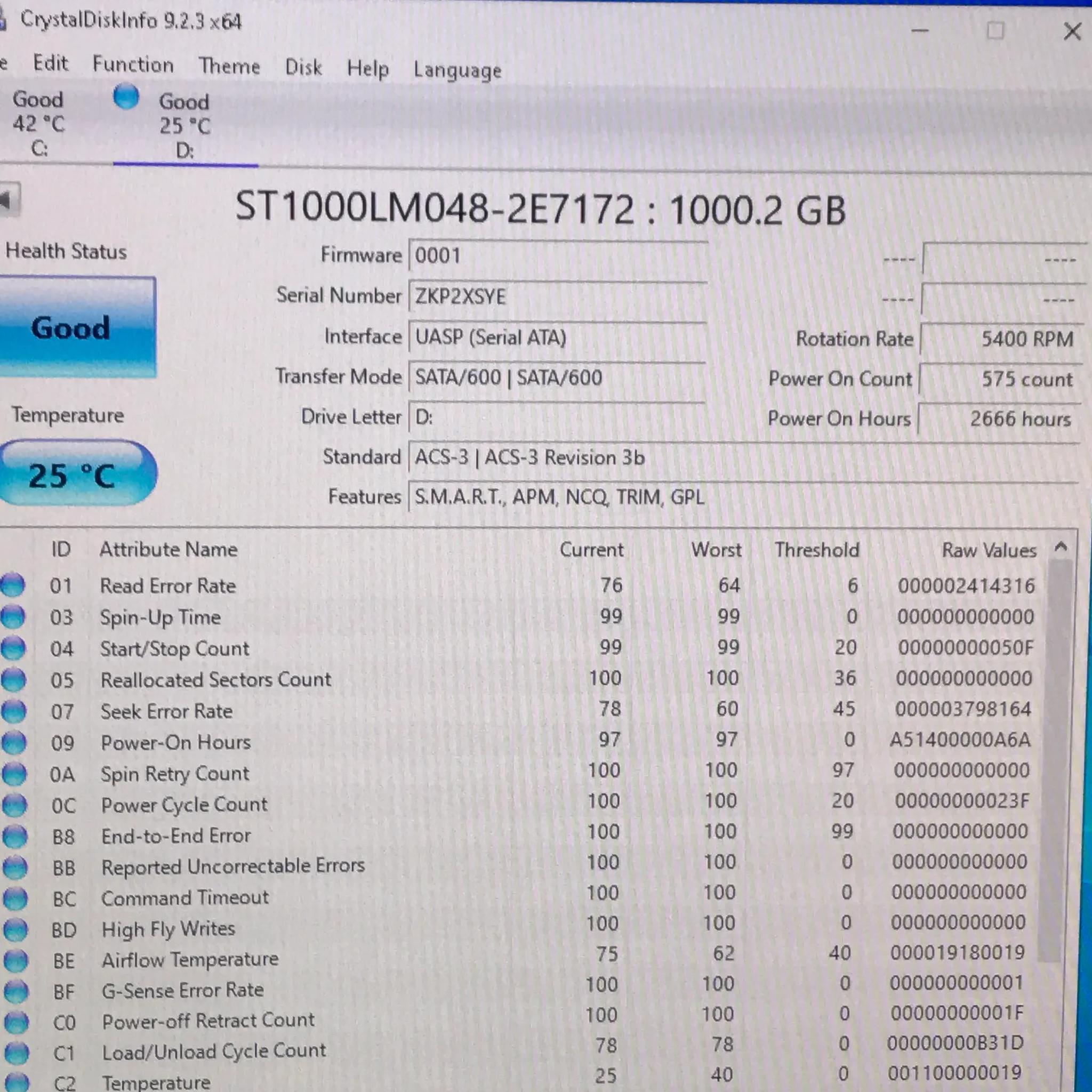SeaGate BarraCuda Hdd