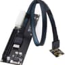 Oculink SFF-8612 to PCI-E 3.0 4.0 M.2 M-Key to SFF-8611 Host Adapter for eGPU GPD W Cabe 32Gb/s