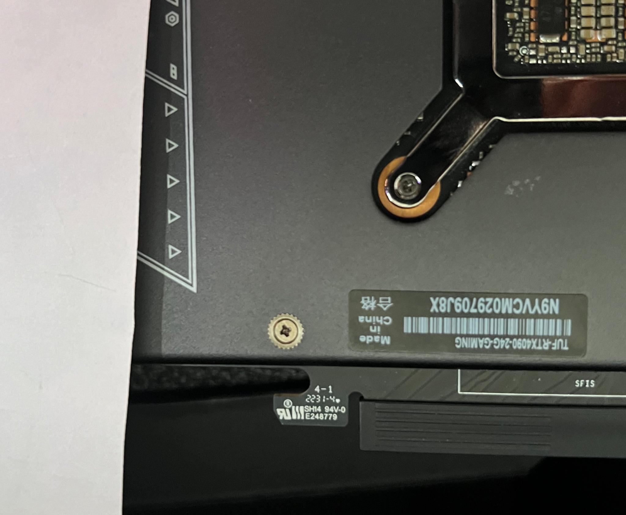 Mint Condition ASUS TUF RTX 4090