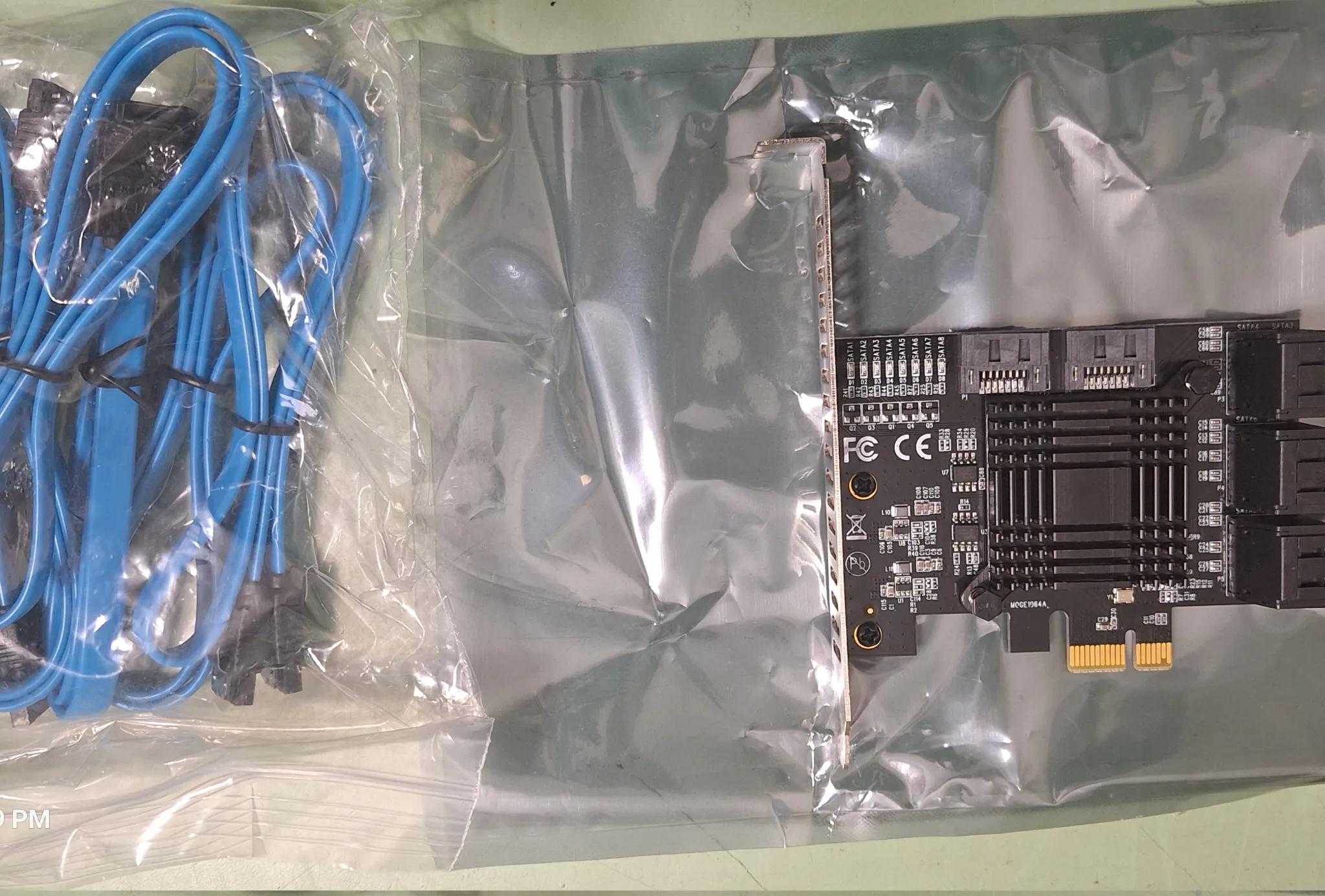 Threadripper 2920X + X399 Motherboard + Ram + 2 Gen M.2 SSD's + a SATA Controller card