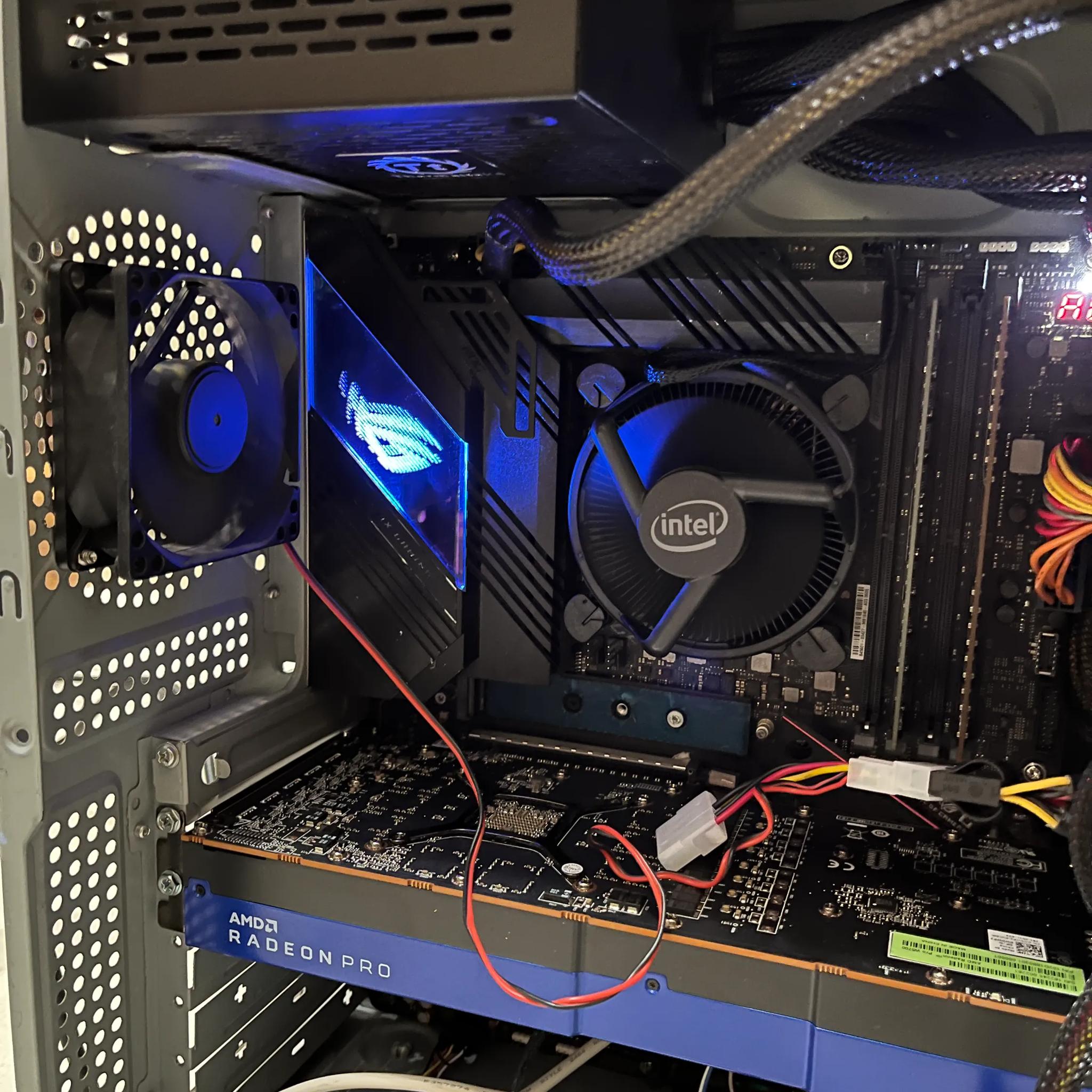 🖥️ Sleeper Gaming PC - Intel i5-11400F, AMD W5700 8GB, 16 GB RAM, 1 TB Storage, High Performance PC