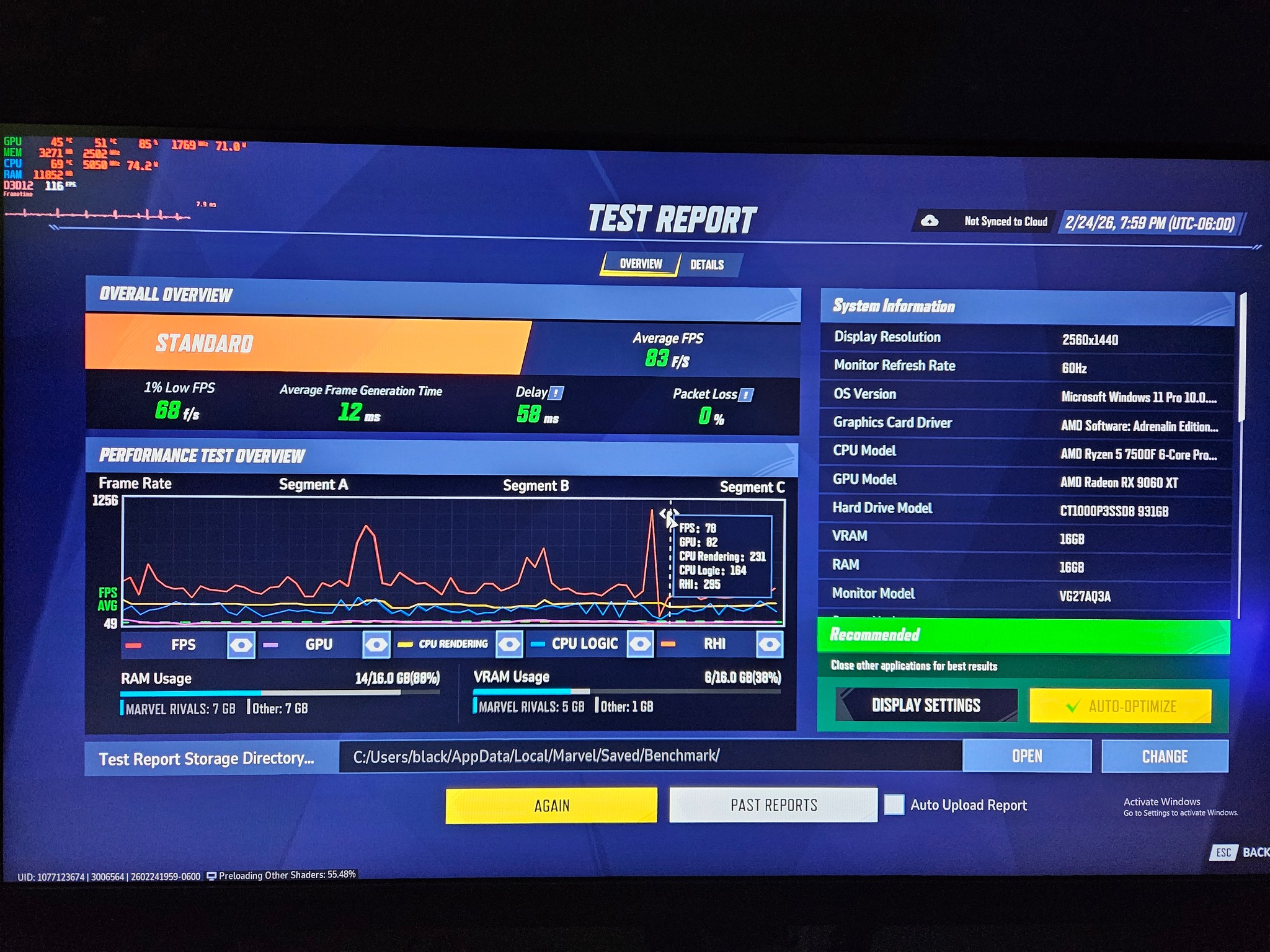 All new Ryzen 5 7500f with Rx 9060 XT 16GB