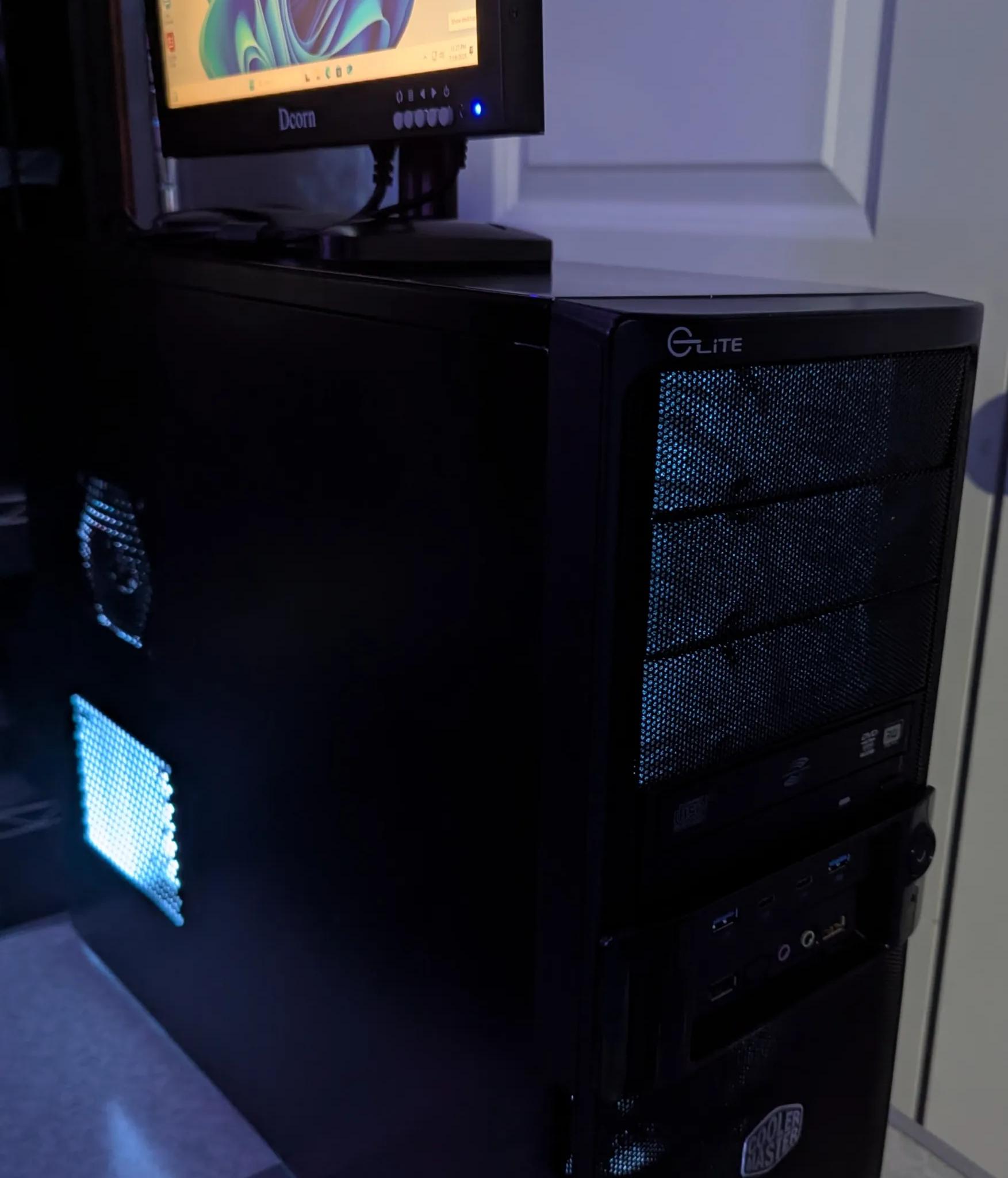 Ryzen 5 4650G | 16GB RAM | 512GB (2x256GB) NVMe |  RX 580 8GB GPU | 1TB HDD | WiFi+BT  | Gaming PC