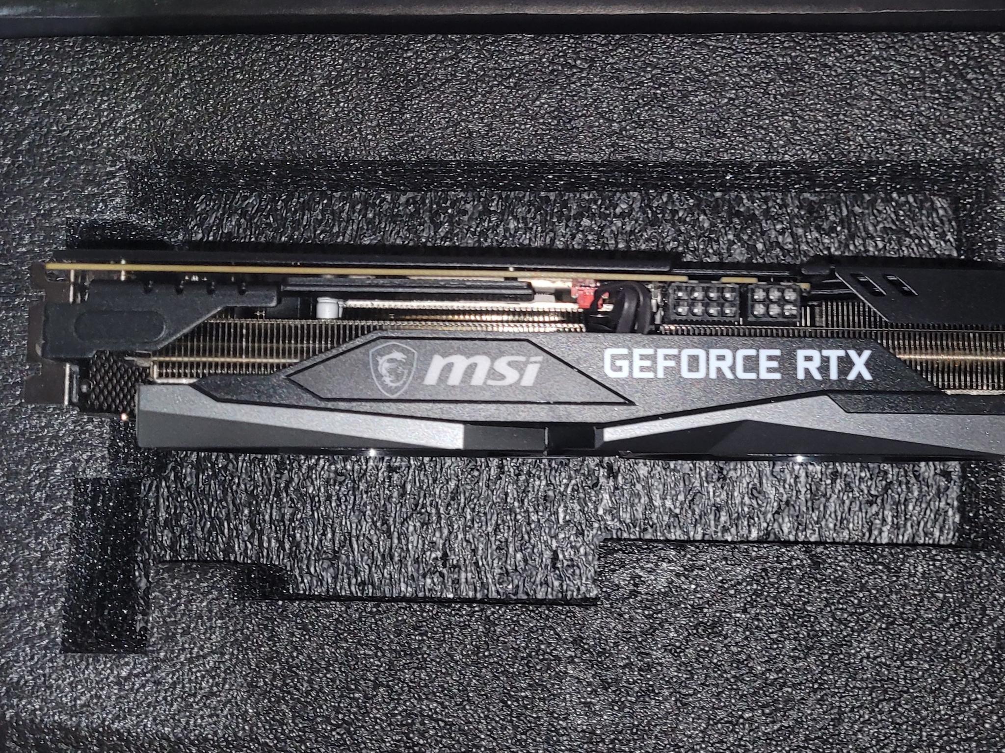 3060ti  ( NVIDIA MSI 3060 Ti Gaming X LHR Dual-Fan 8GB )