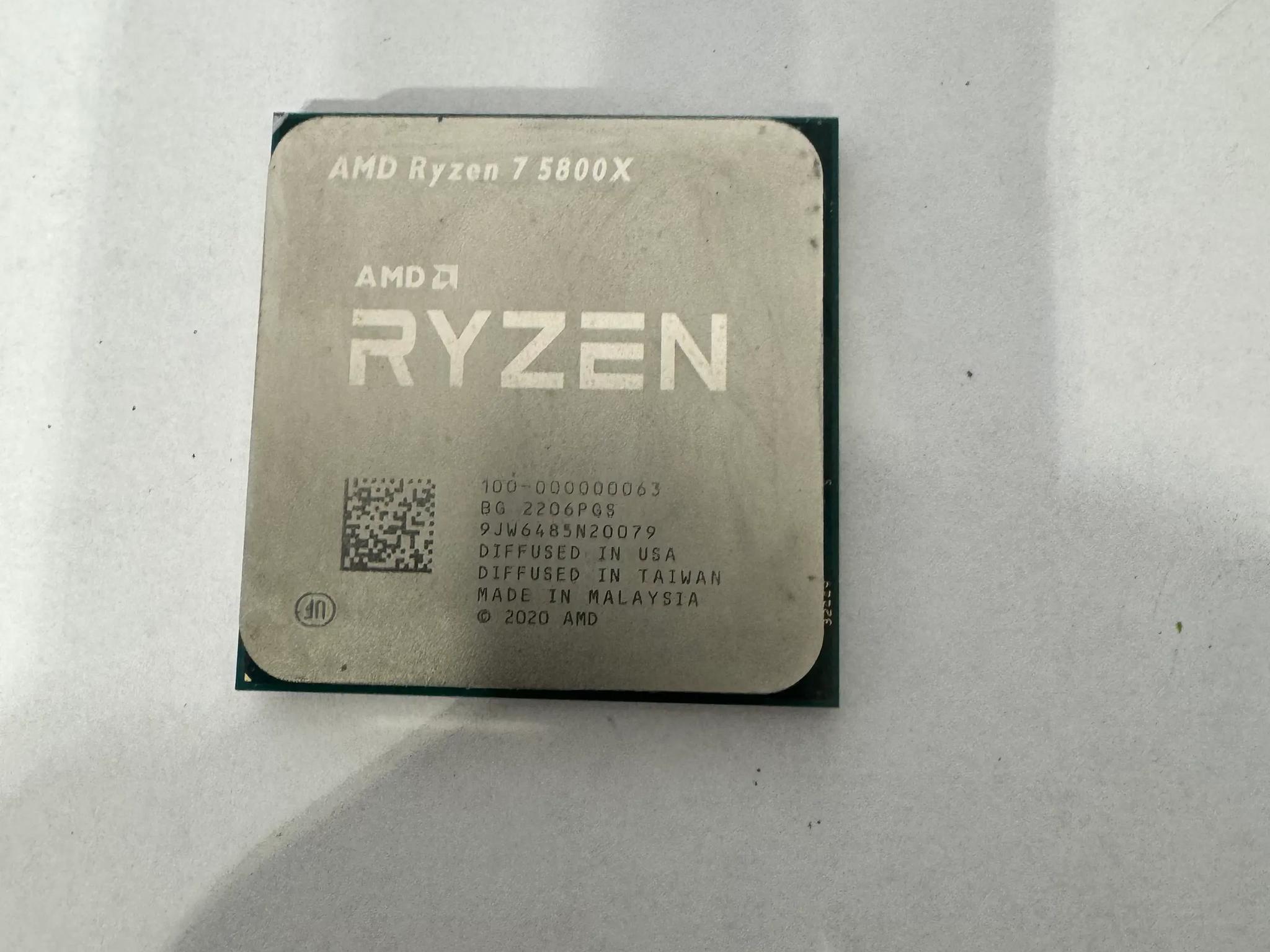 AMD Ryzen 7 5800X Vermeer 3.8GHz 8-Core AM4 Boxed Processor - Heatsink Not Included