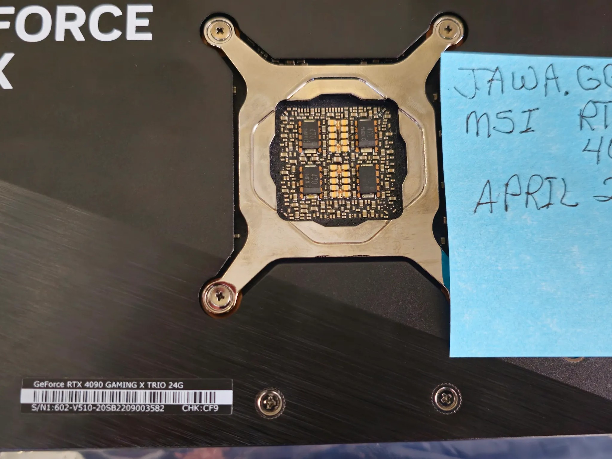 MSI Gaming X Trio Nvidia RTX 4090 24GB GDDR6X