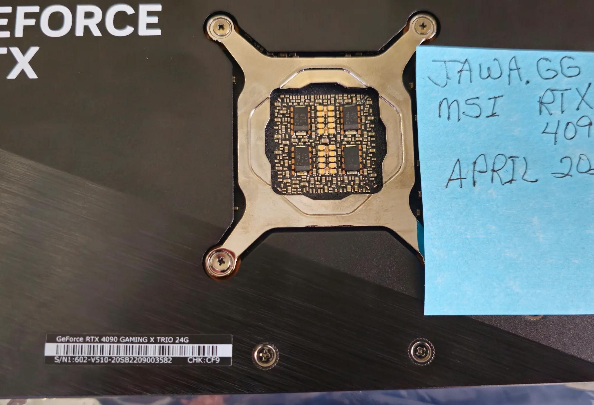 MSI Gaming X Trio Nvidia RTX 4090 24GB GDDR6X