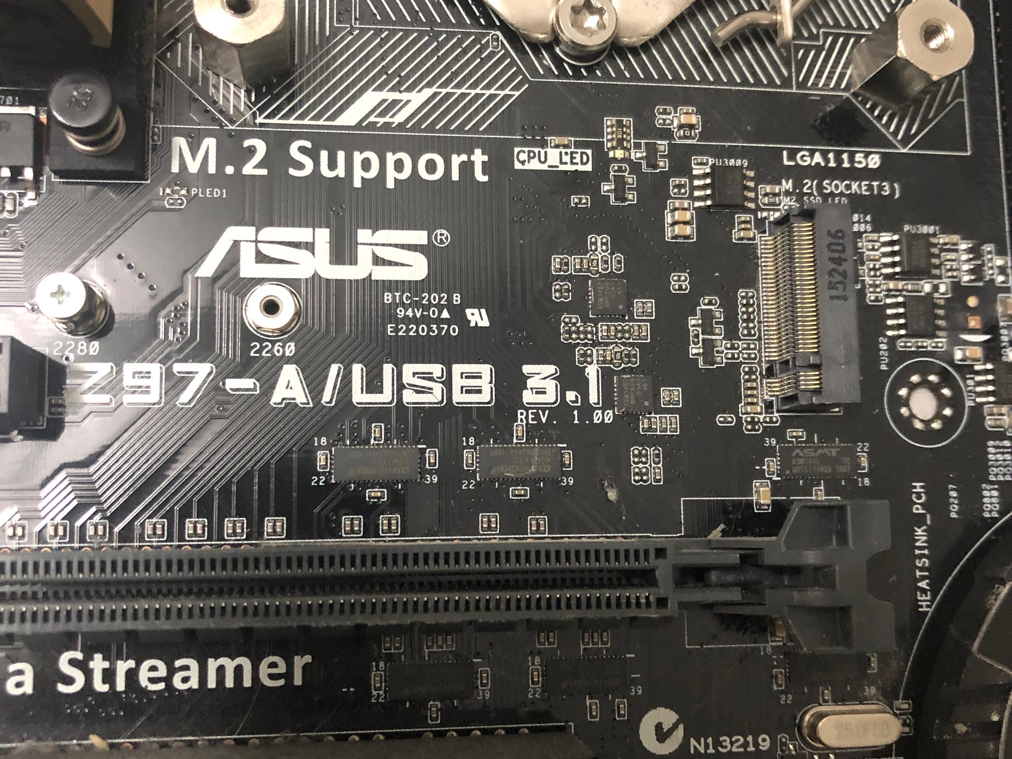 i5-4460 + ASUS Z97-A ATX MOBO