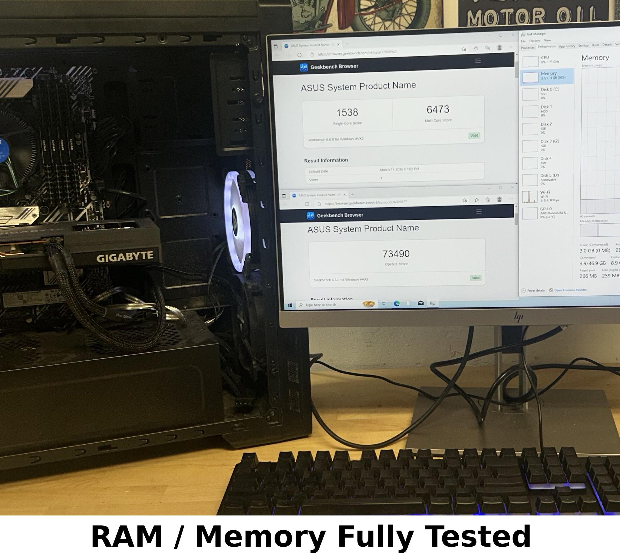 16GB DDR4 (2x8GB)-157 CL18 3600MHz Corsair Vengeance LPX RAM Memory