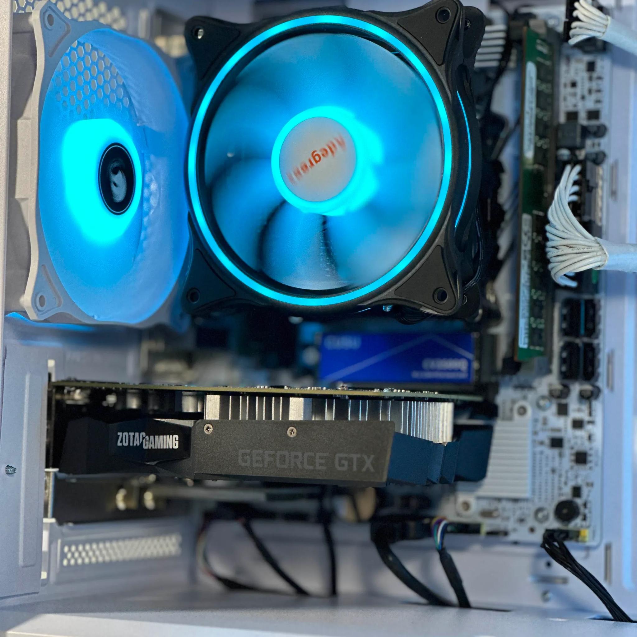Intel i7 6 Core | GeForce GTX 1650 | 32GB RAM | 512GB SSD | WIFI + Bluetooth | 1080p White Gaming PC