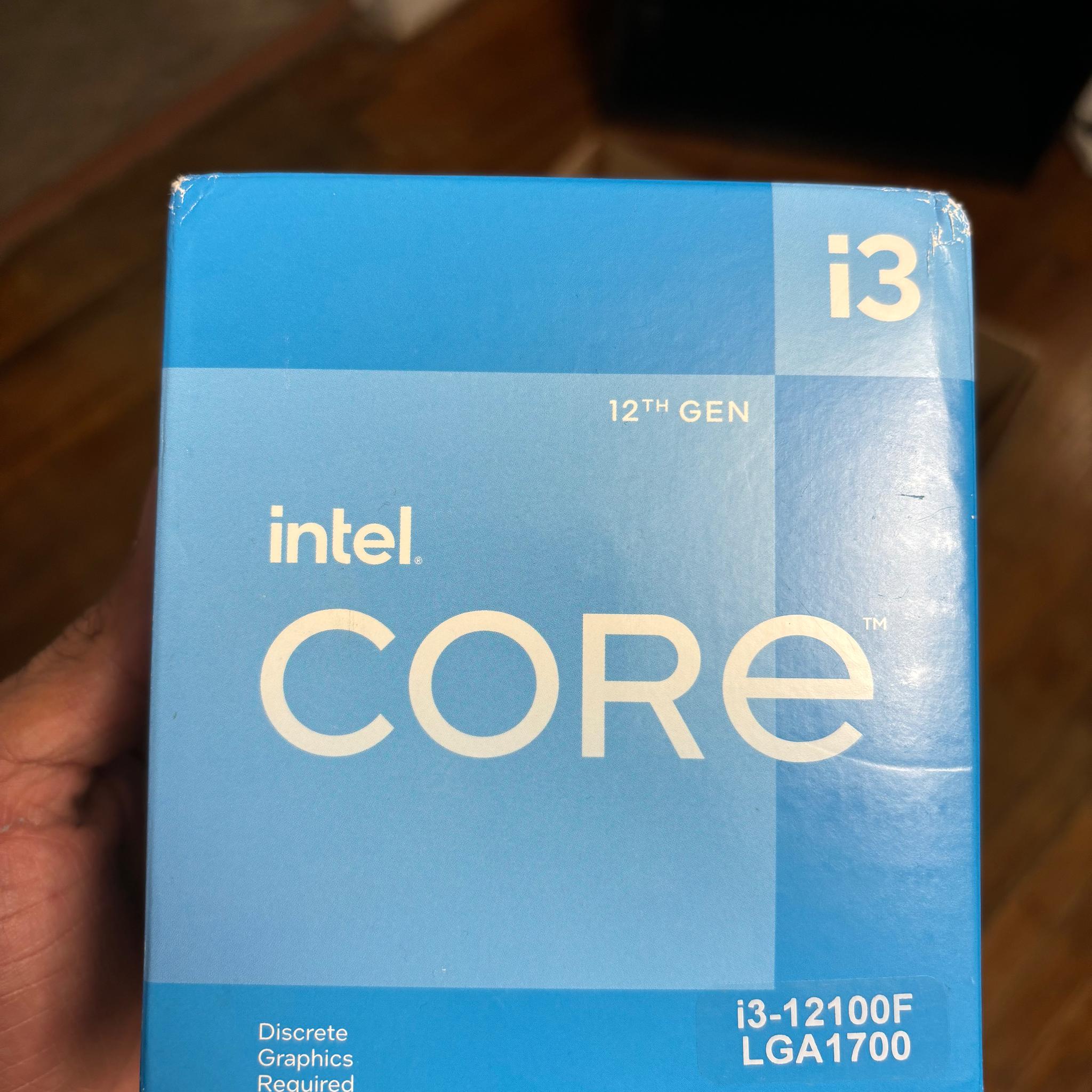 Intel I3-12100F Processor