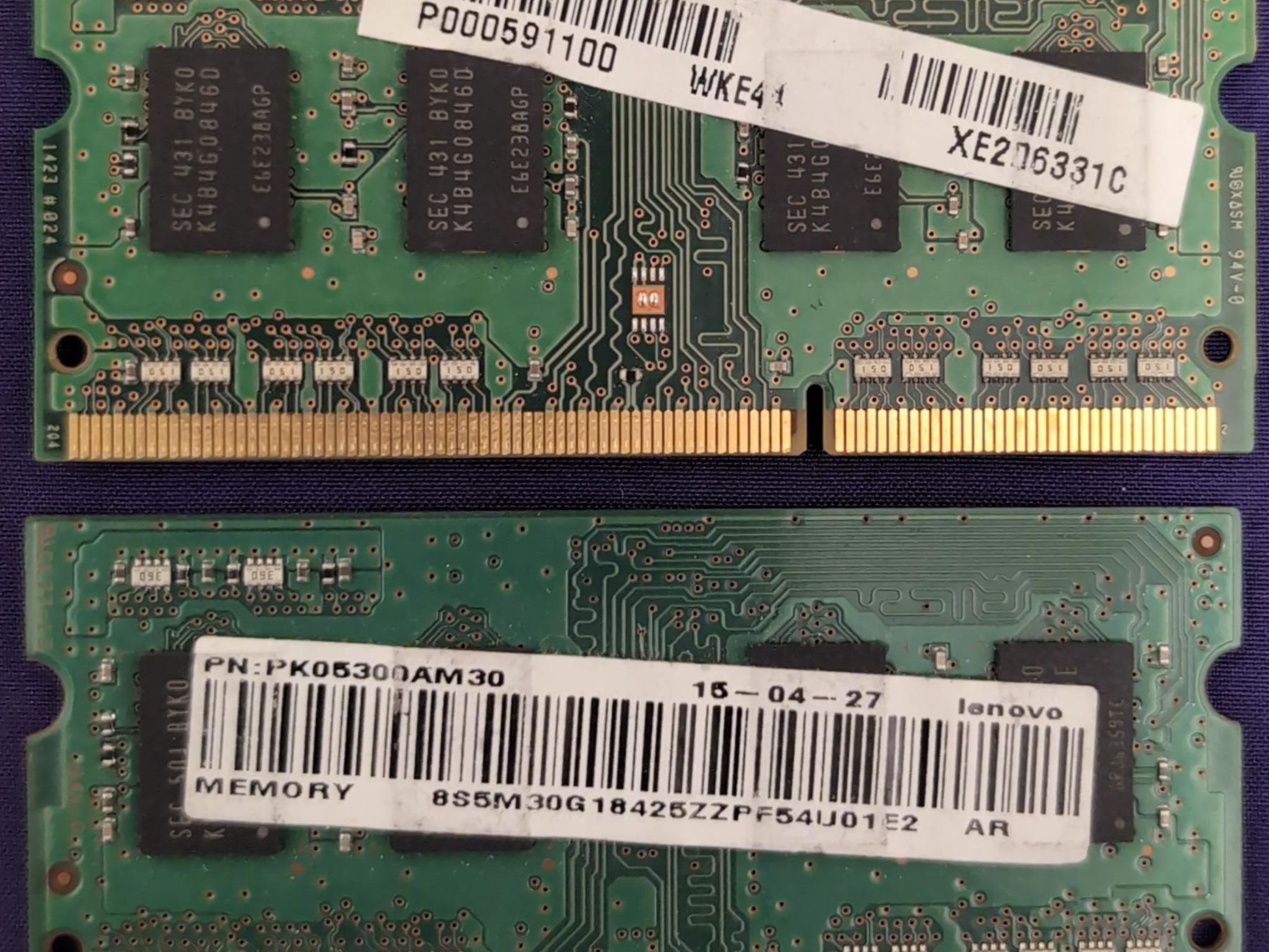 m471b5173eb0-yk0 Samsung DDR3 SO-DIMM
