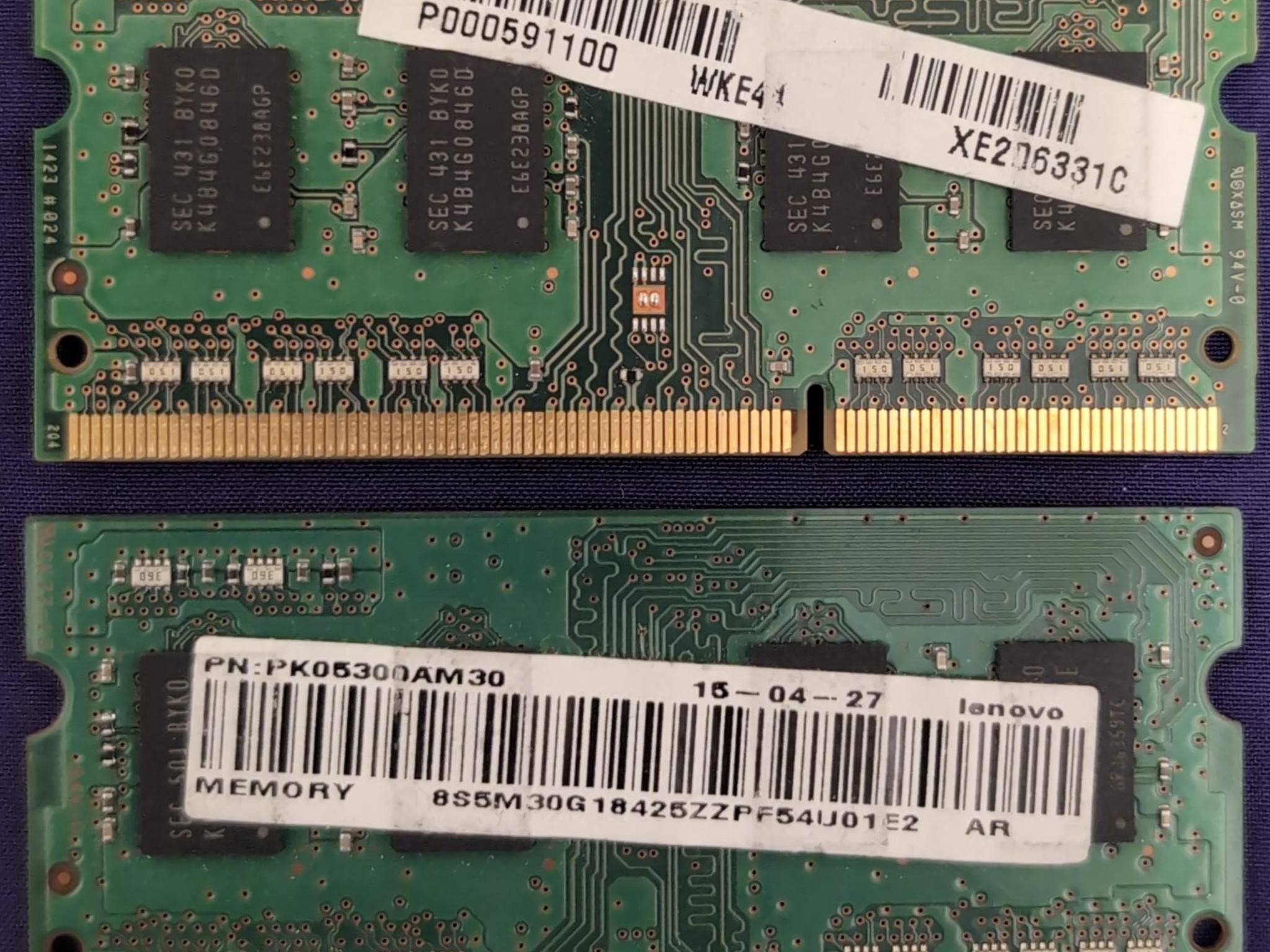 m471b5173eb0-yk0 Samsung DDR3 SO-DIMM