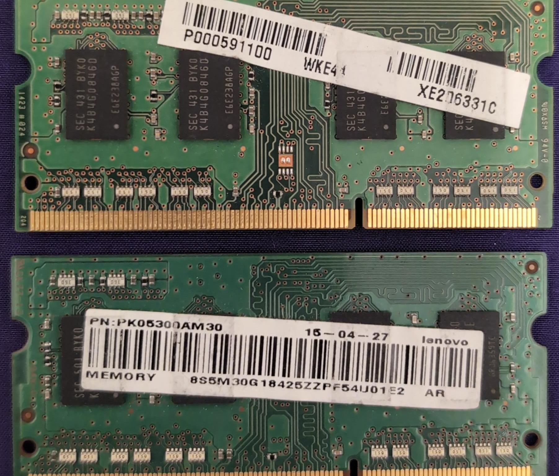 m471b5173eb0-yk0 Samsung DDR3 SO-DIMM