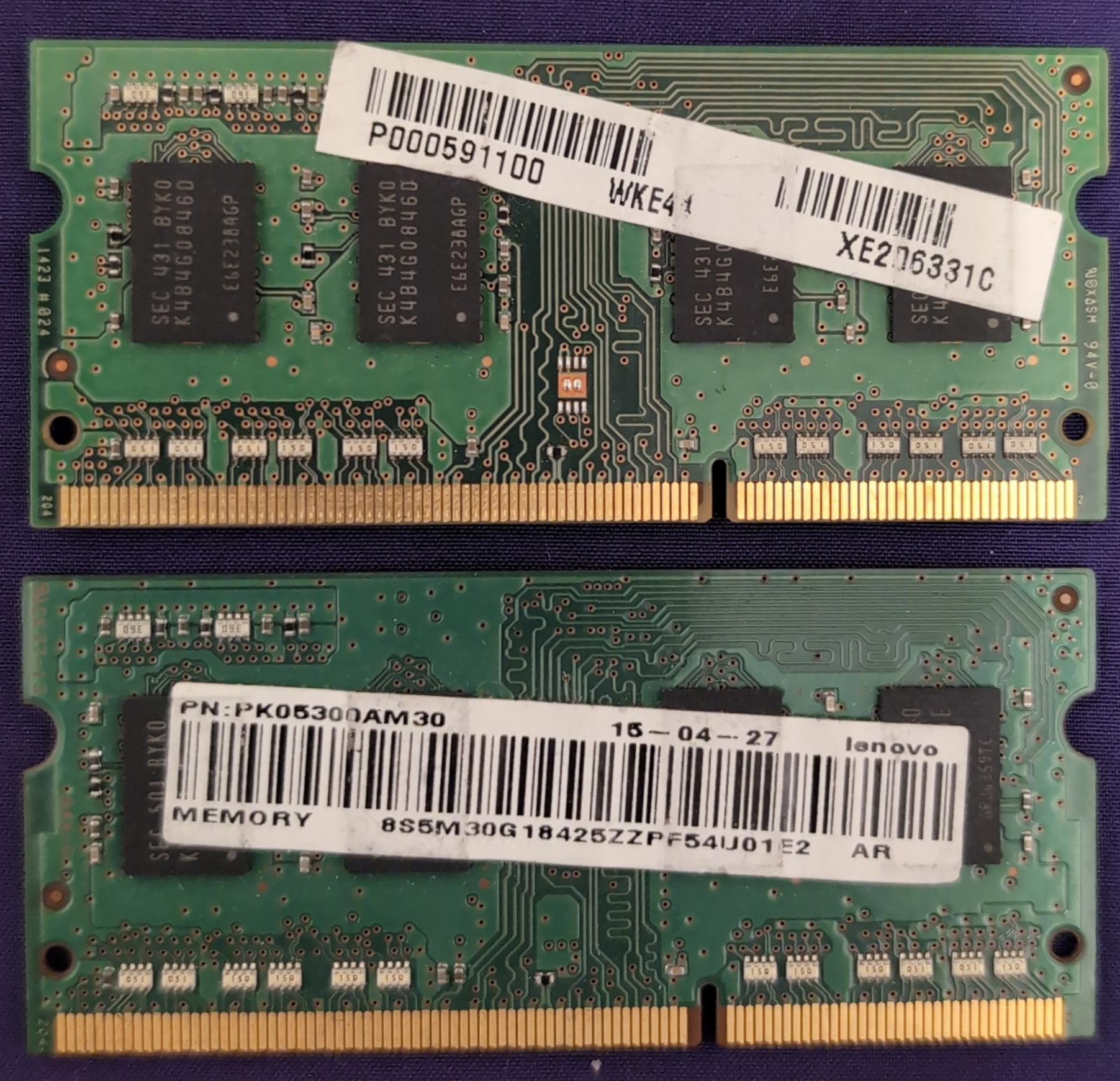 m471b5173eb0-yk0 Samsung DDR3 SO-DIMM