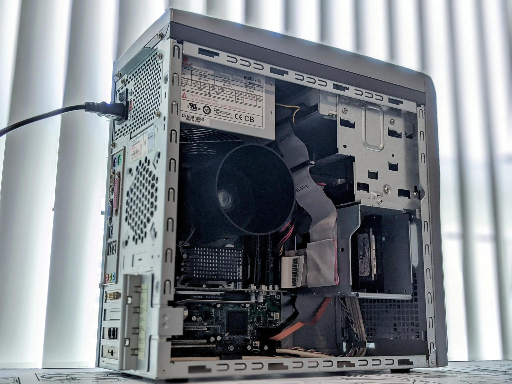 Gateway MT GT5408 Mid-Tower mATX Retro OEM Aluminum PC Case ONLY