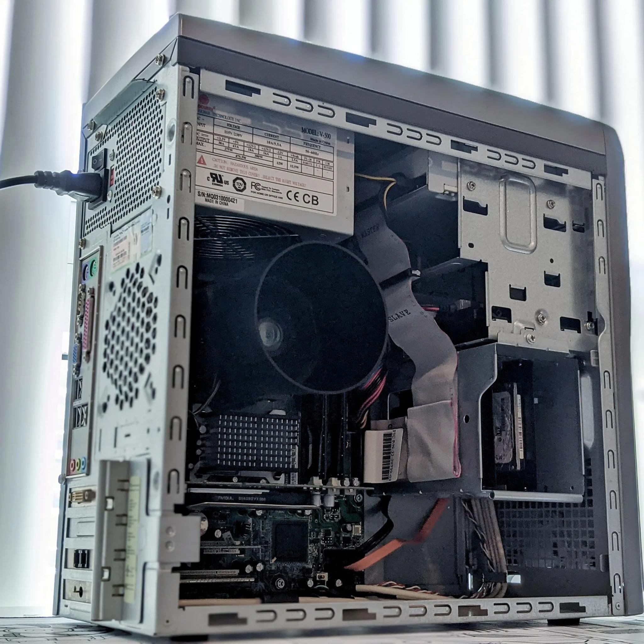 Gateway MT GT5408 Mid-Tower mATX Retro OEM Aluminum PC Case ONLY