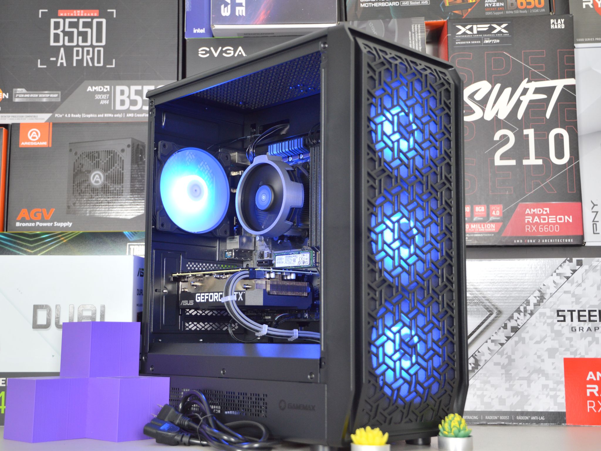 ⚫️🌎| RTX 3060 12GB | AMD Ryzen 7 2700X | 16GB DDR4 RAM | 1TB NVME SSD | Midnight Earth 2.0|