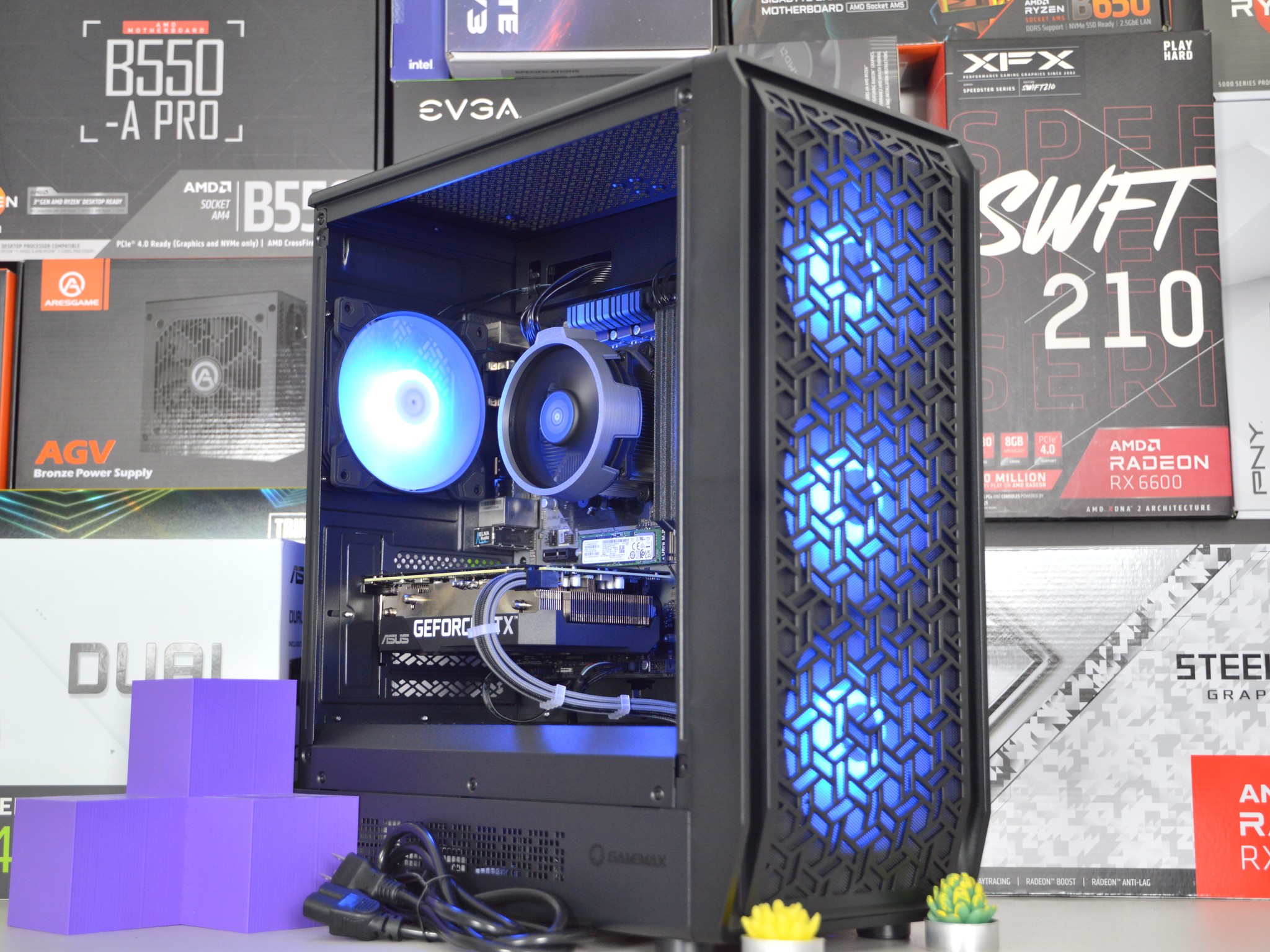 ⚫️🌎| RTX 3060 12GB | AMD Ryzen 7 2700X | 16GB DDR4 RAM | 1TB NVME SSD | Midnight Earth 2.0|