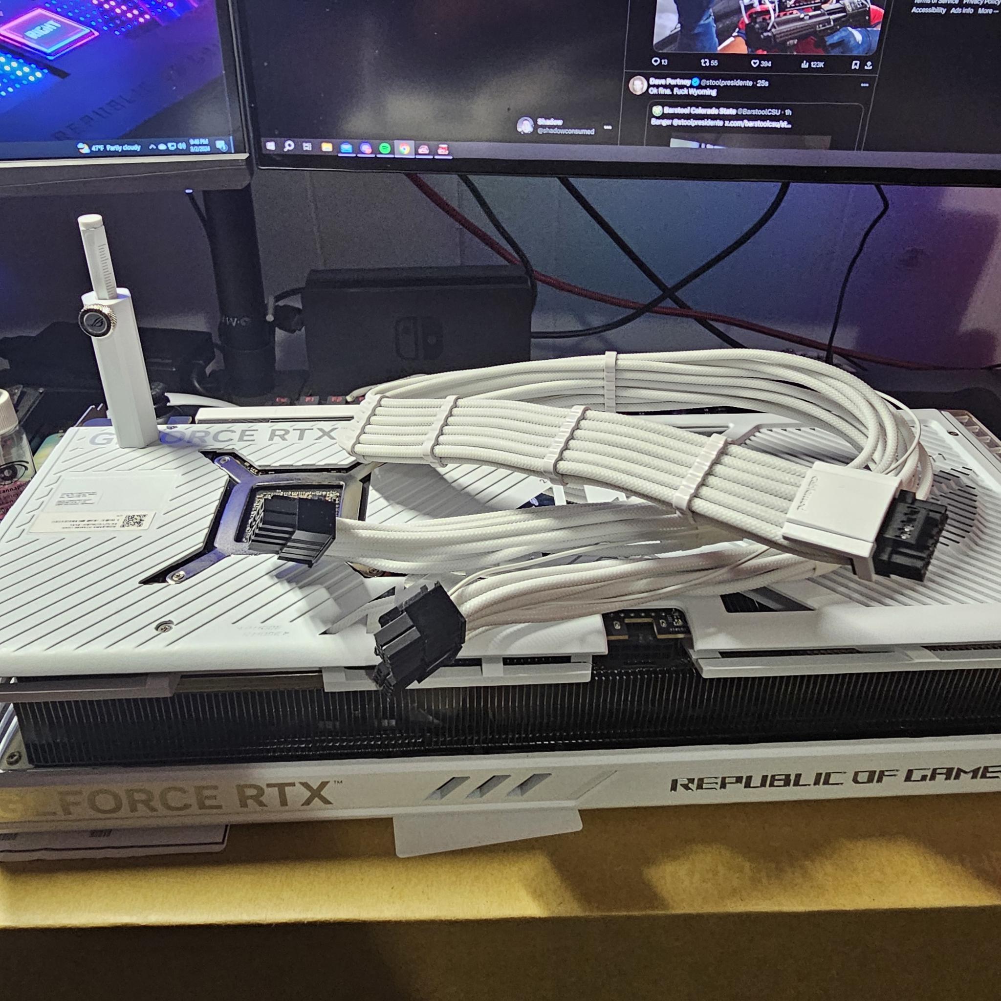 ROG Strix GeForce RTX 4090 24GB GDDR6X White OC Edition