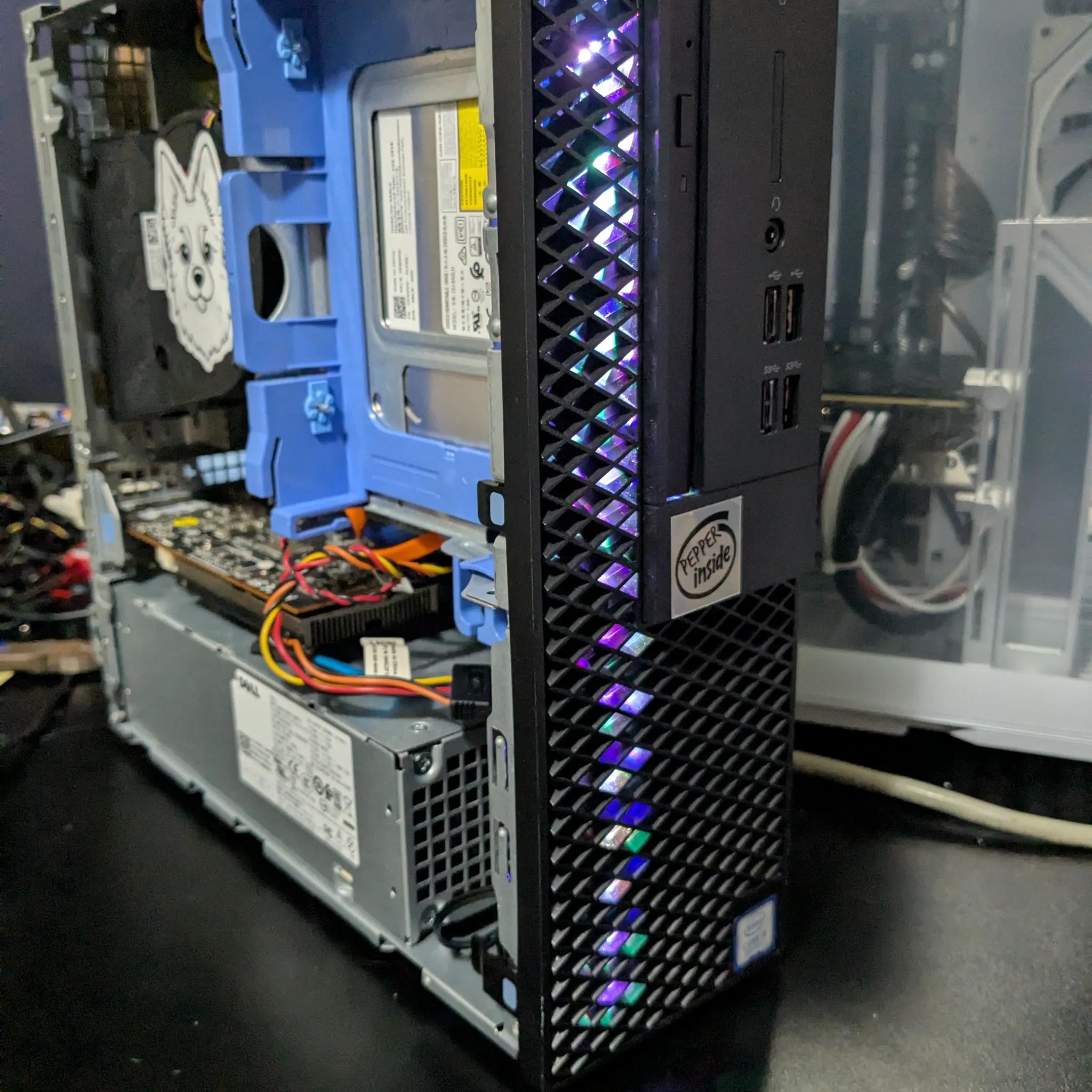 Tiny BO6/Fortnite PC | 180 Day Warranty | i5-8500, RX 6400 4GB, 16GB RAM, 512GB NVME SSD, RGB, Win11