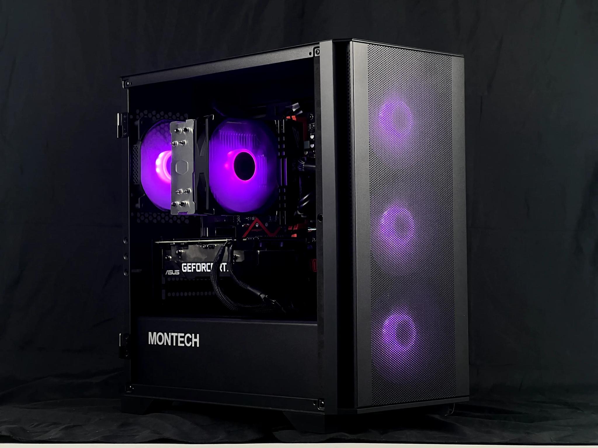 Budget RTX Gaming PC - 3050 8GB, Ryzen 5 3600, 16GB DDR4, 500GB SSD, RGB + WiFi