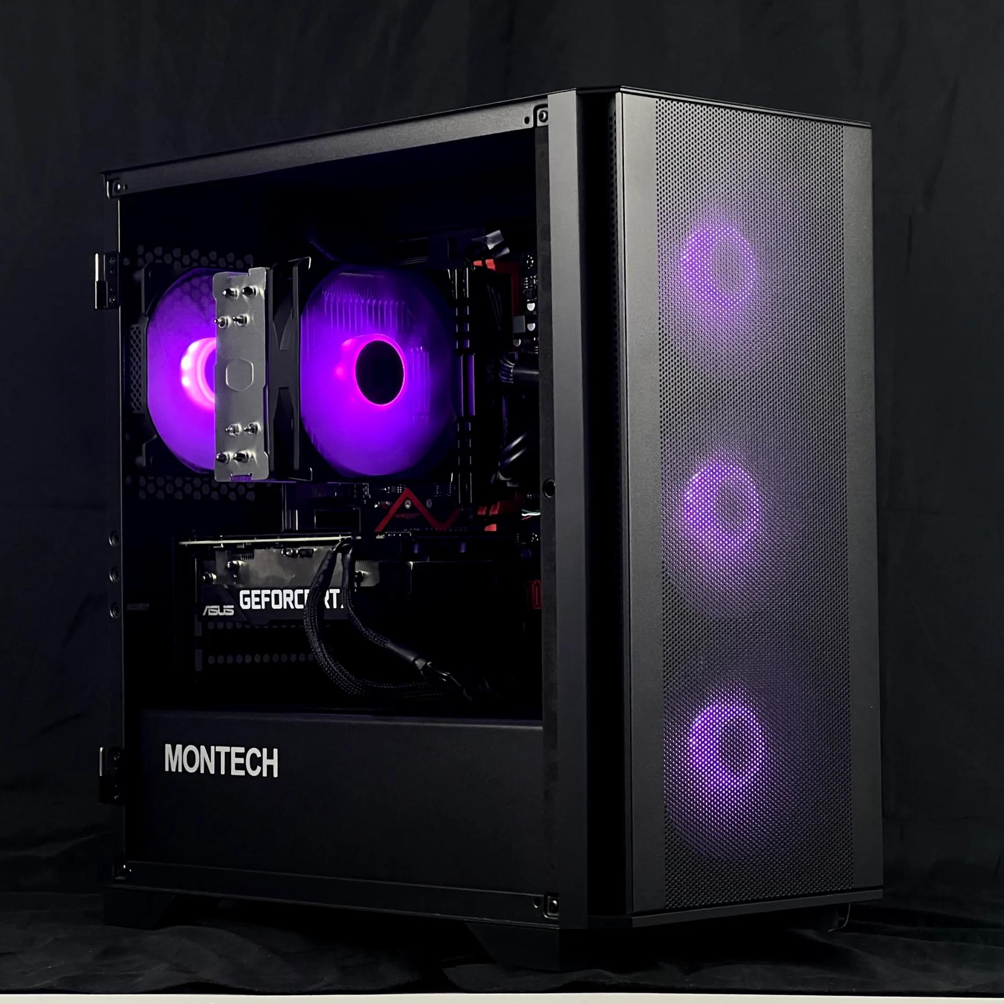 Budget RTX Gaming PC - 3050 8GB, Ryzen 5 3600, 16GB DDR4, 500GB SSD, RGB + WiFi