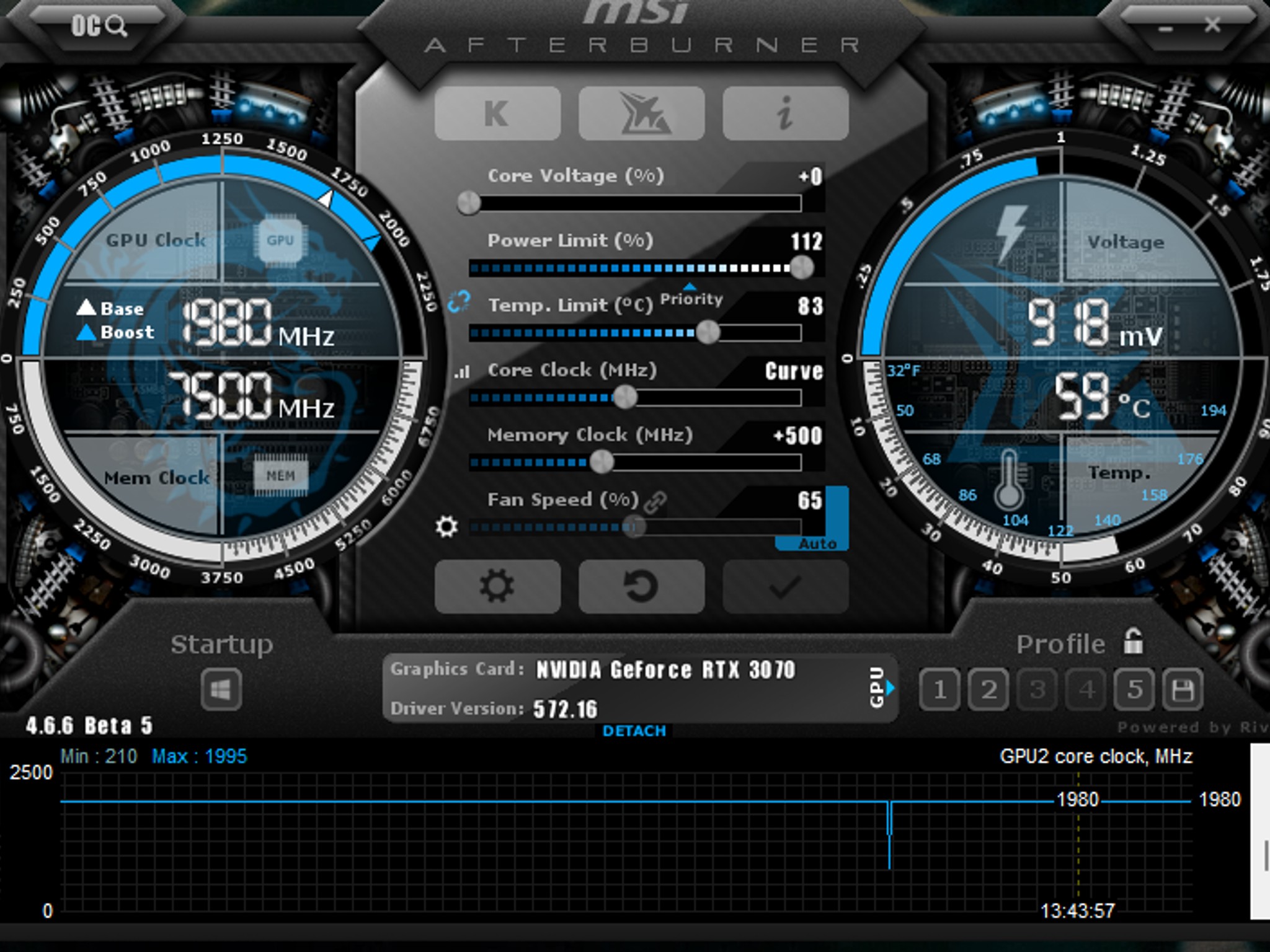 EVGA nVidia RTX 3070 XC3 Ultra 8GB