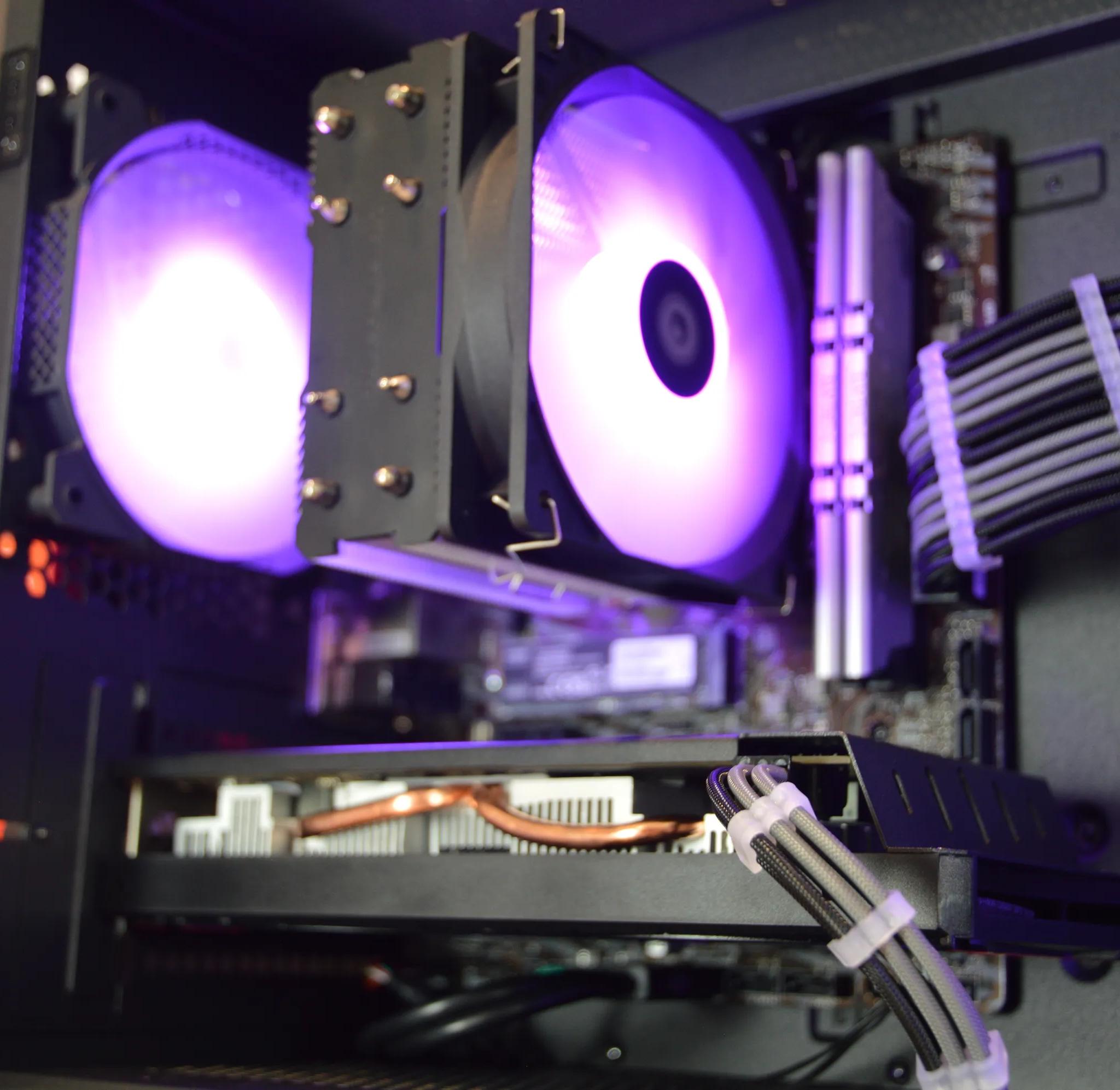 🟣⚫️| RX 580 8GB | Ryzen 5 2600 | 16GB DDR4 RAM | 1TB NVME SSD | Violet Night |