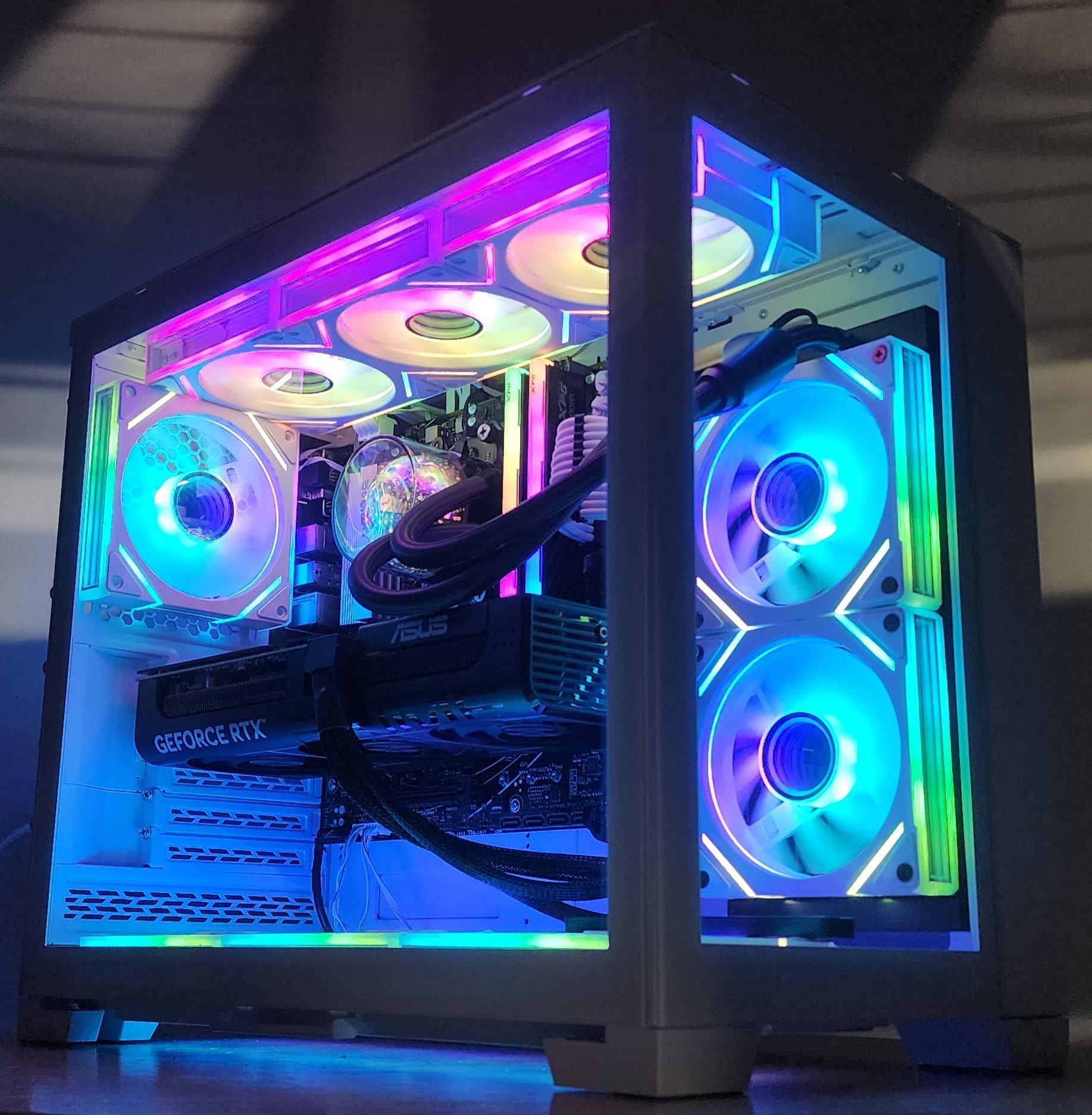 Gaming PC Ryzen 7 9700X 32GB RAM 1TB SSD RTX 5070 12GB Windows 11 Computer
