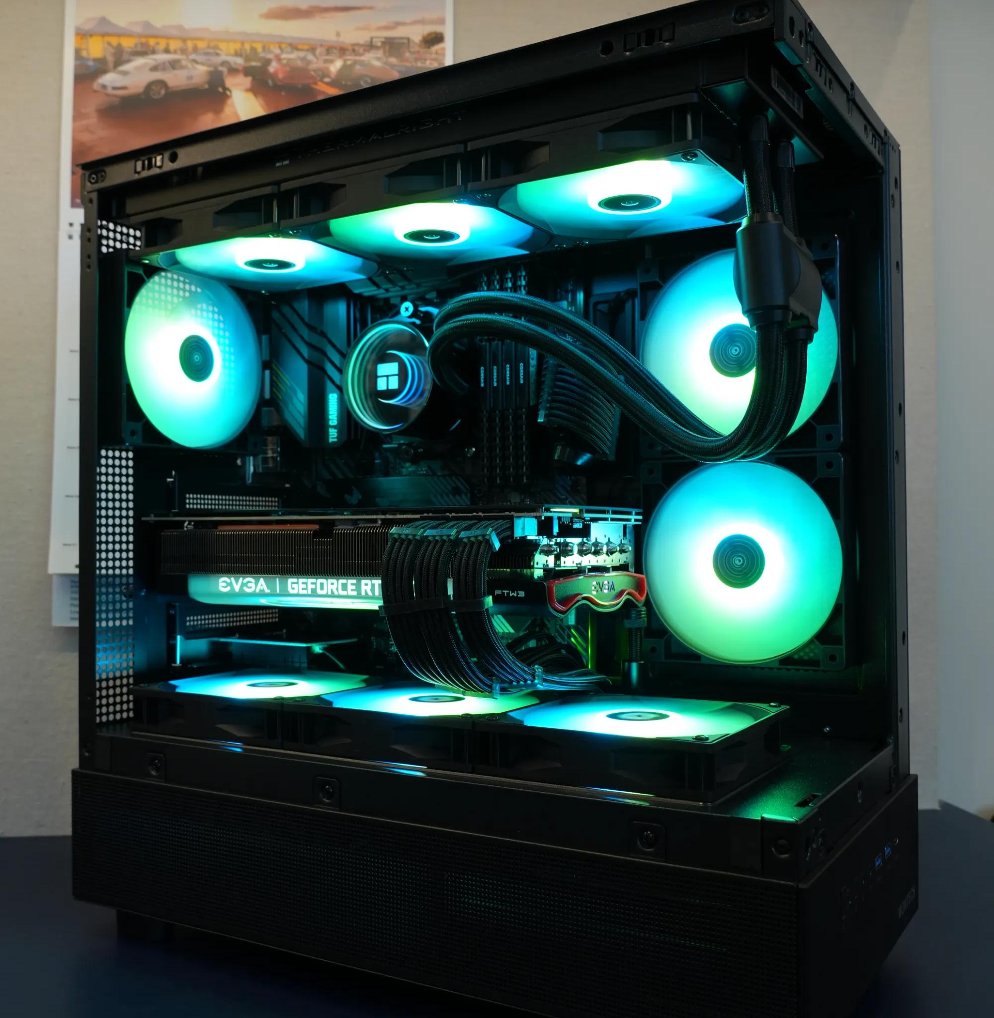 RTX 3080 | RYZEN 7 5800X | 32GB DDR4 | 1TB SSD | WiFi & BT | Windows 11 Pro - Water Cooled Gaming PC
