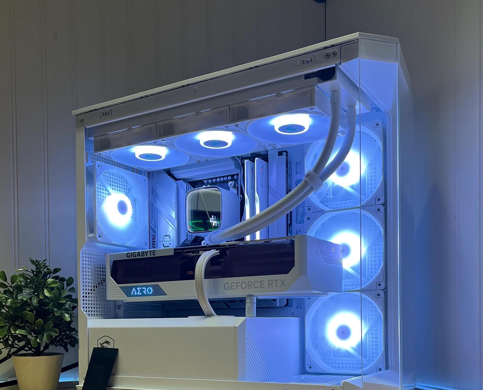 Clean and fast 4090/7600x3d/32g ddr5/2tb nvme/1000 watt psu