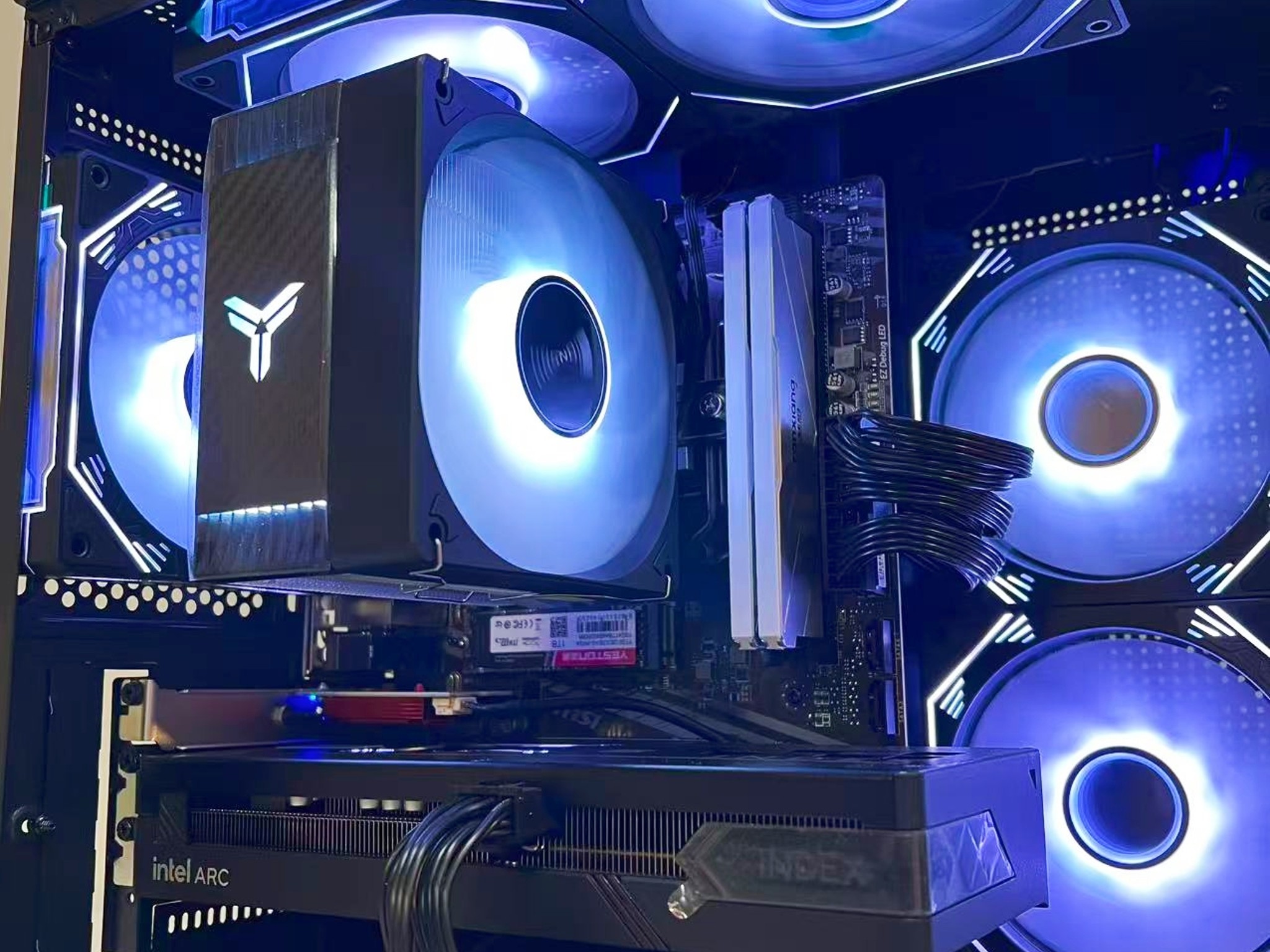 🔥For Sale🔥 Arc B580 12G|R5-5600|1TB M.2|16GB RAM|ARGB Fans|WIFI||DepxTech Pre-Built PC