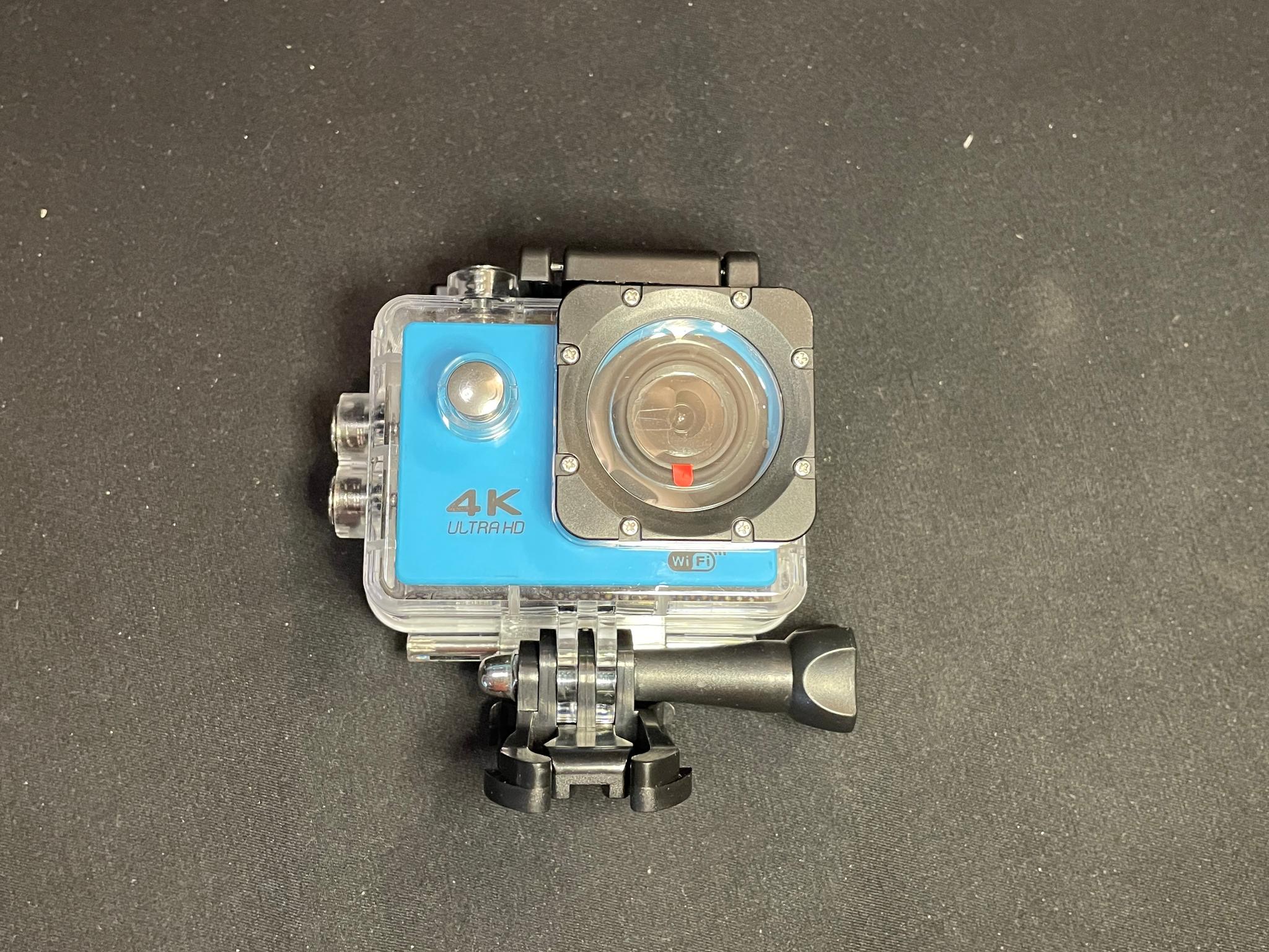 4k Action Camera With Hard Case And Accessories