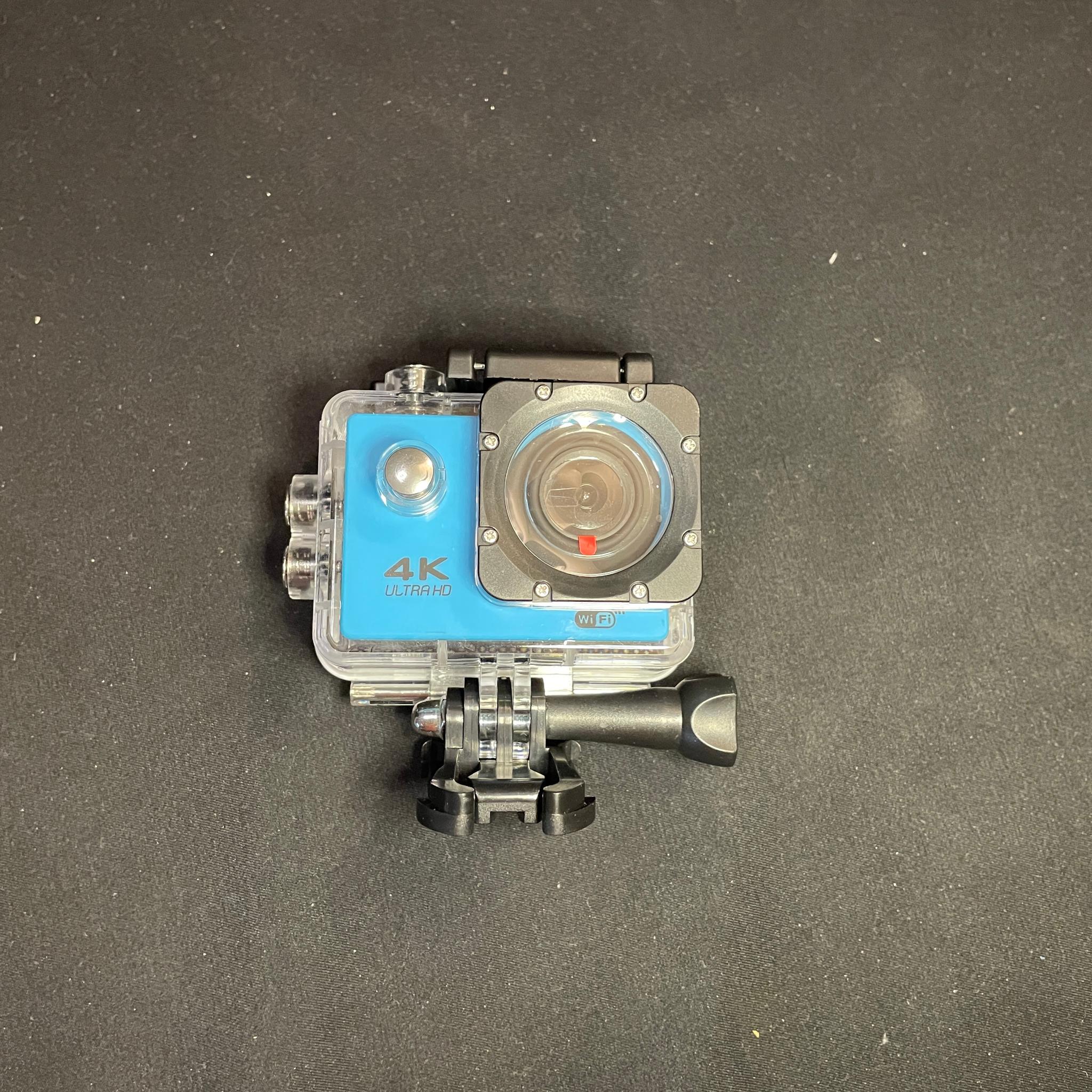 4k Action Camera With Hard Case And Accessories