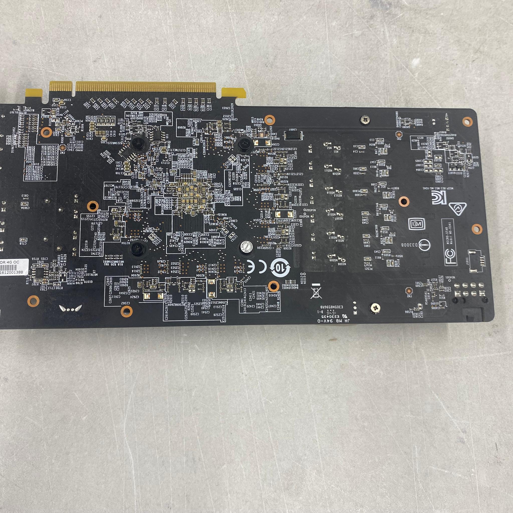 MSI Radeon RX 480 ARMOR 4G OC 4GB GDDR5 Graphics Card
