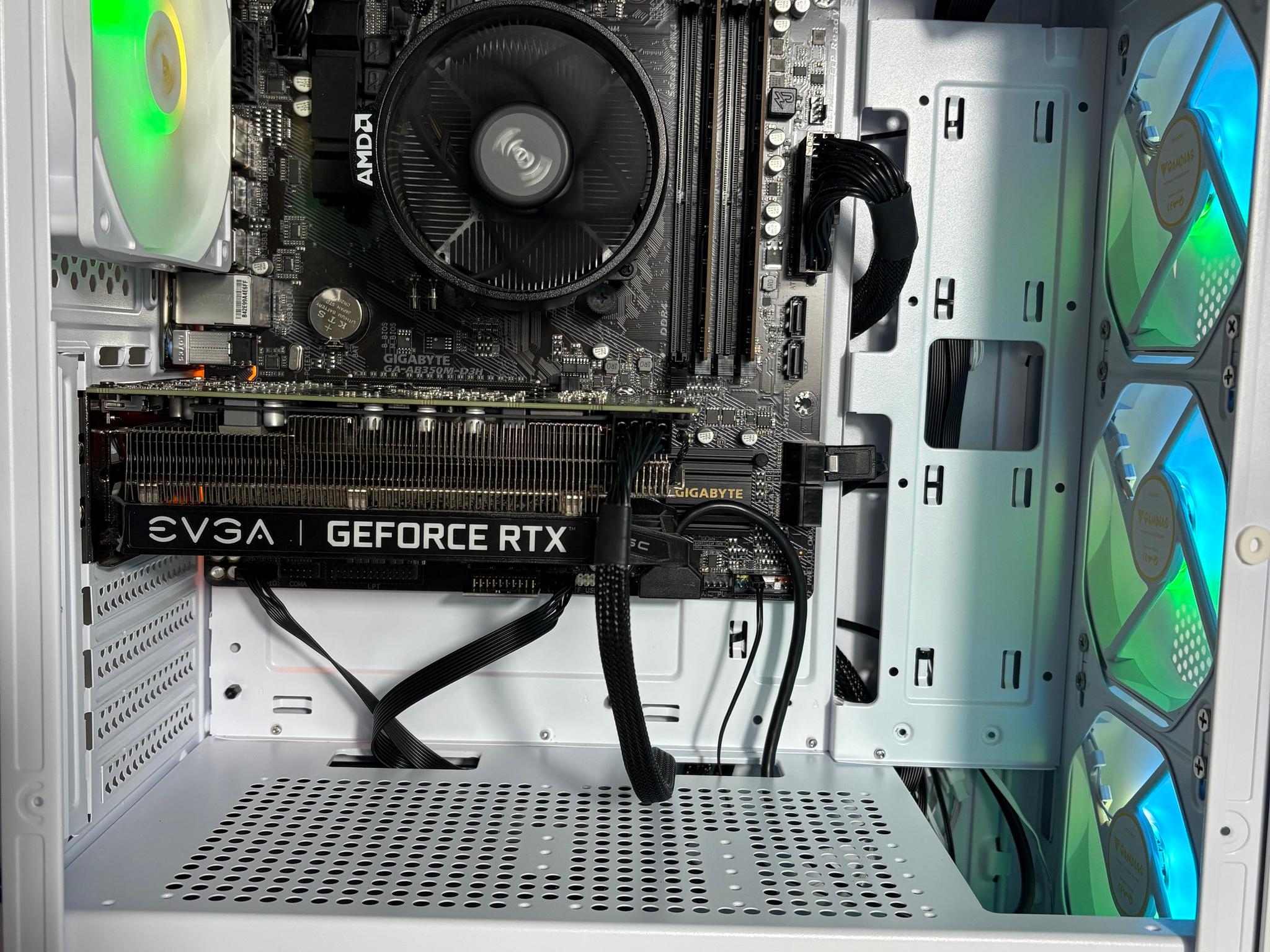 Glacier Valley (V2) Gaming PC - AMD Ryzen 7 1700, RTX 2060, 16GB DDR4, 1TB SSD