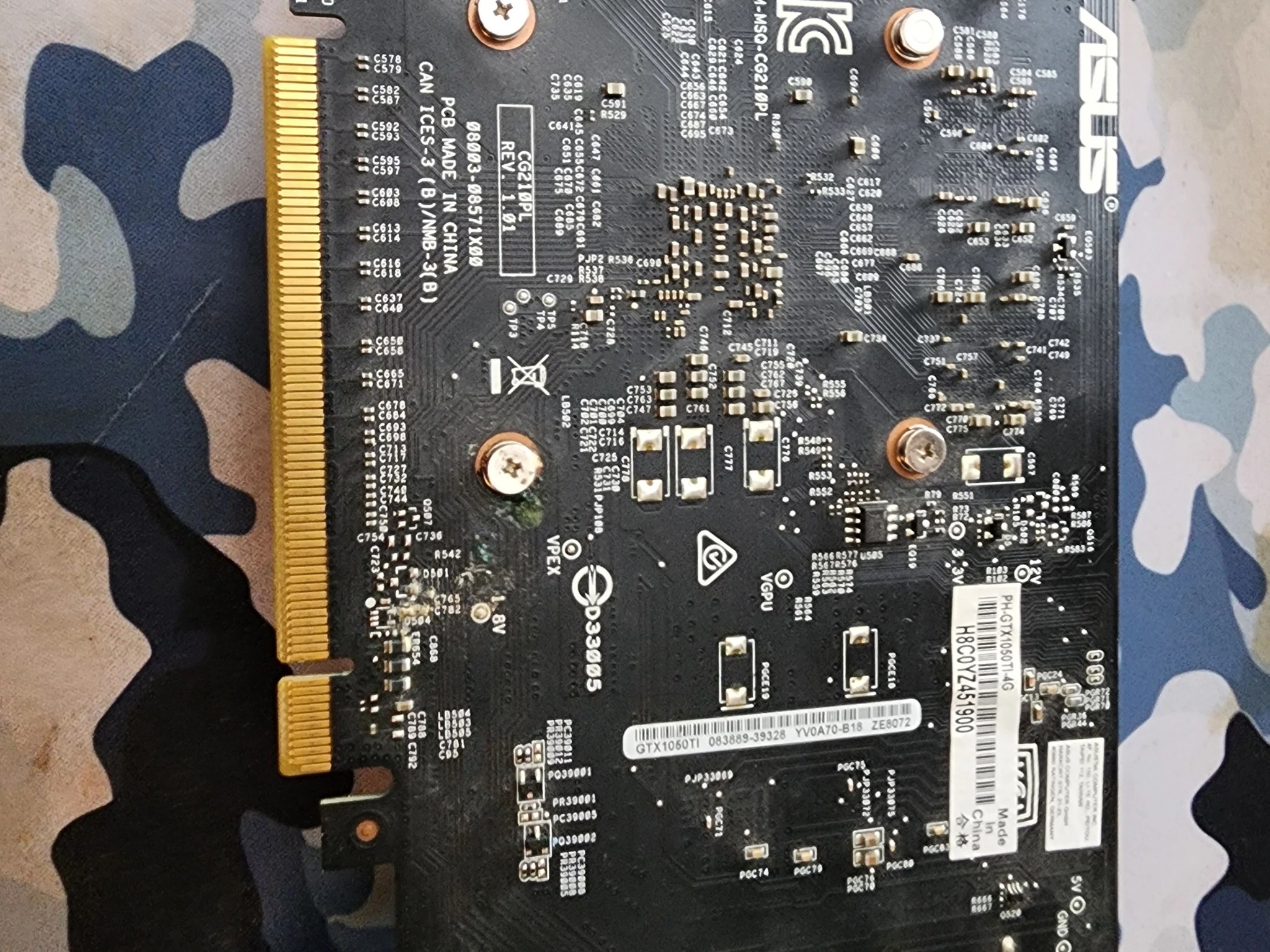 Asus 1050ti 4G Low profile