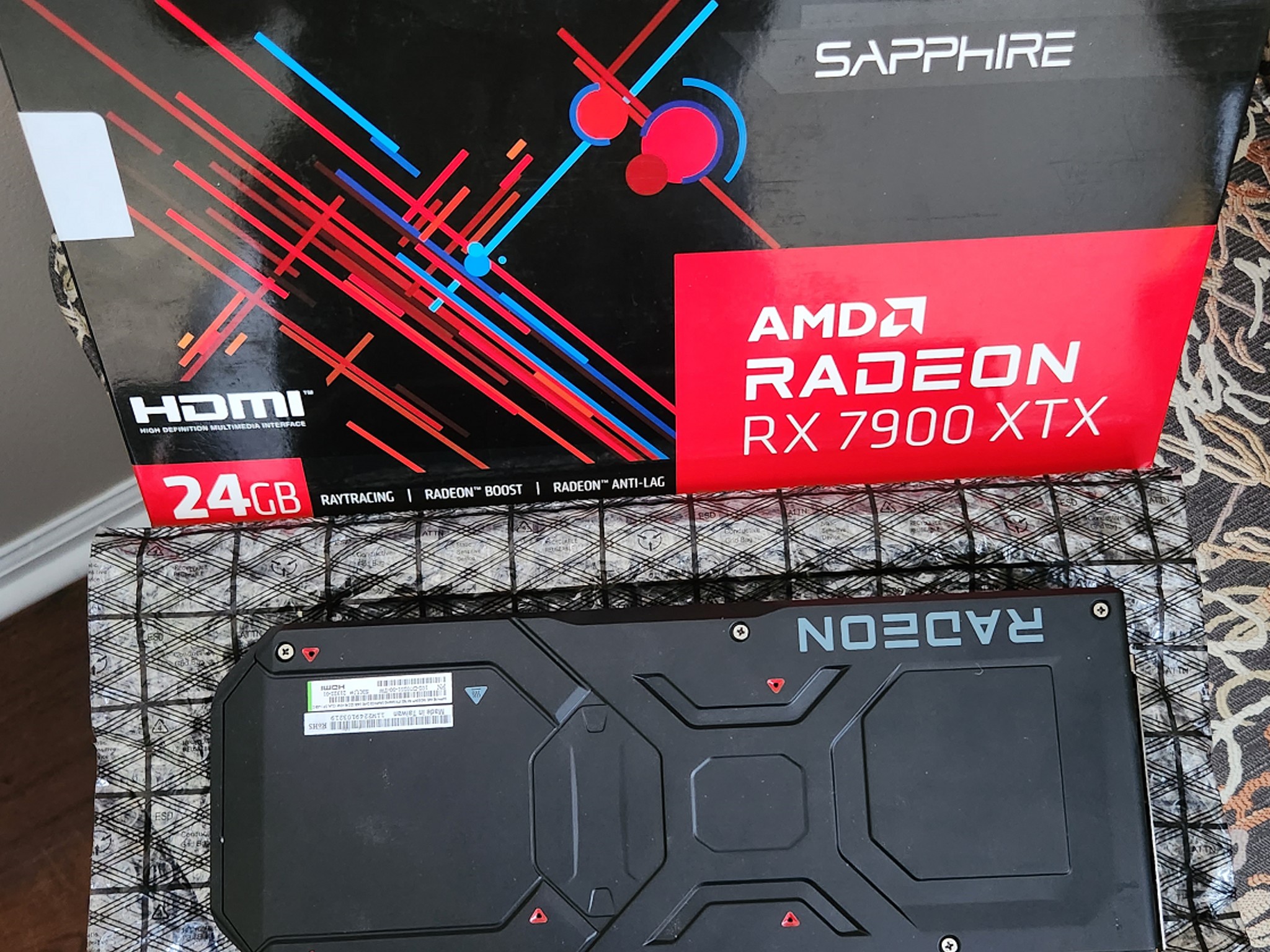 Sapphire AMD Radeon RX 7900 XTX with 24GB GDDR