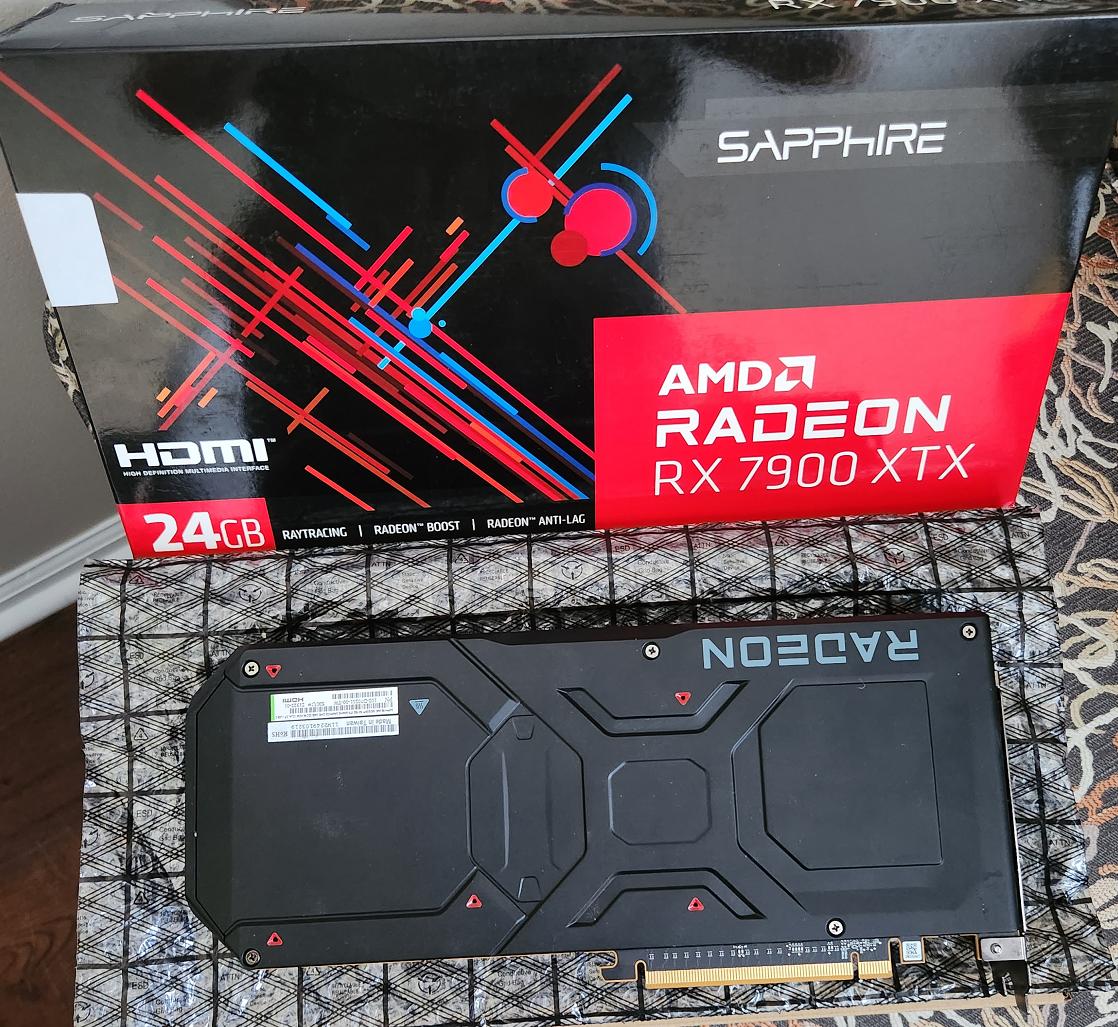 Sapphire AMD Radeon RX 7900 XTX with 24GB GDDR