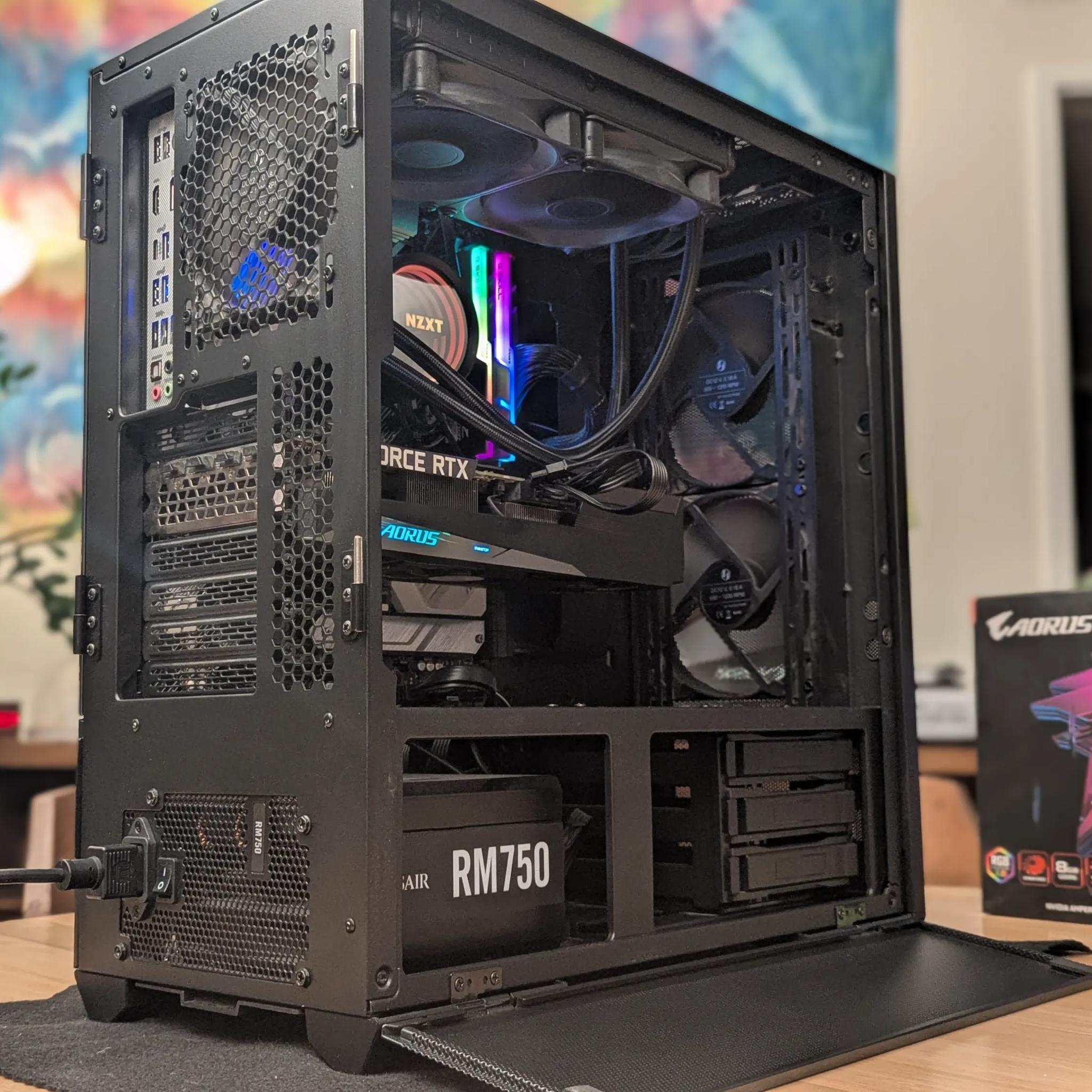 ⚡ Aether – Ryzen 9 3950X | AORUS 3060 Ti | 32GB 3600MHz RGB | 1TB NVMe | Liquid Cooled