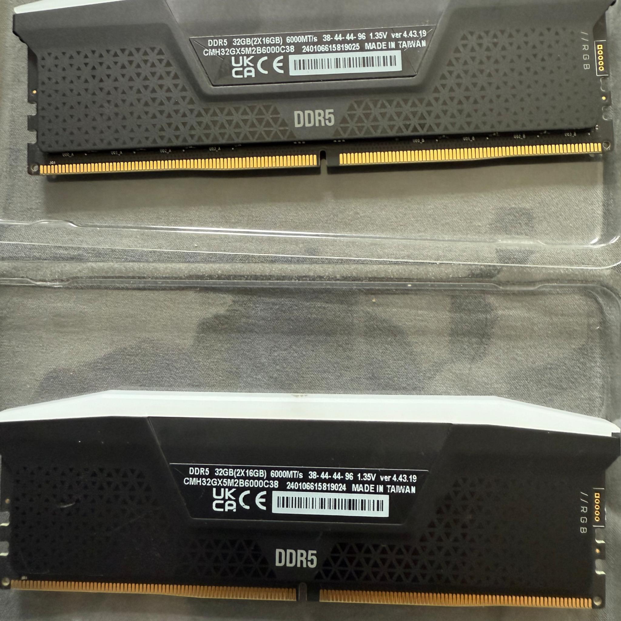 Corsair Vengeance DDR5 2x16gb 32gb 6000mhz Cl38