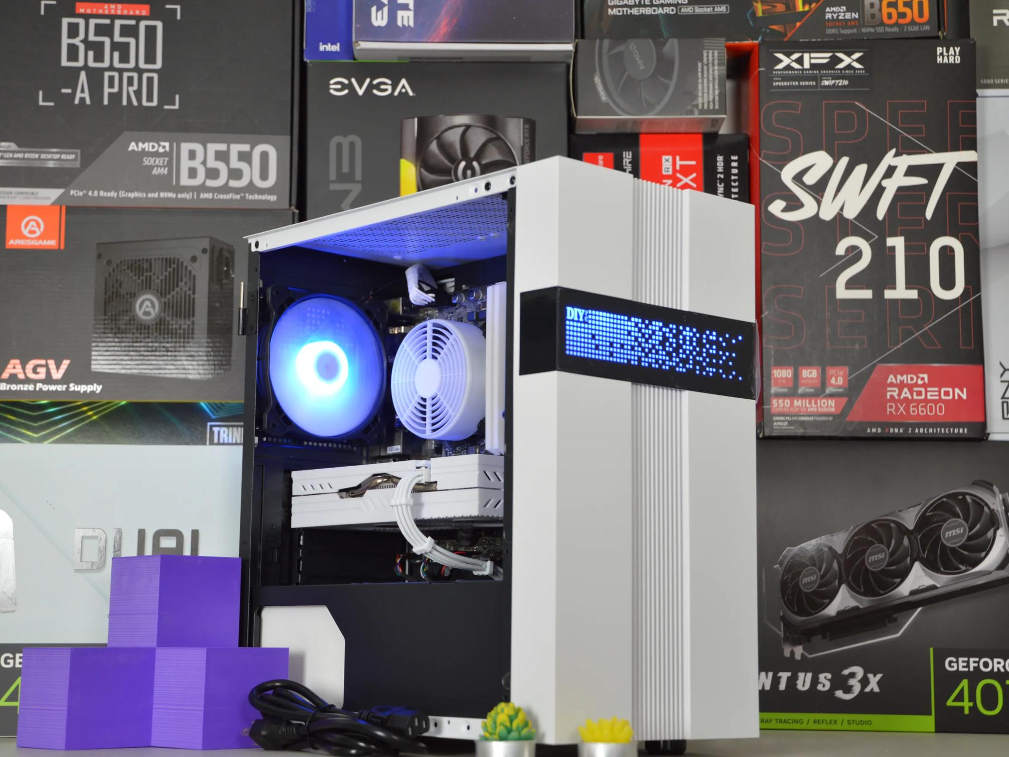 ⚫🌨️| RX 580 8GB | INTEL i5 8400 | 16GB DDR4 RAM | 512GB SATA SSD | Midnight Blizzard |